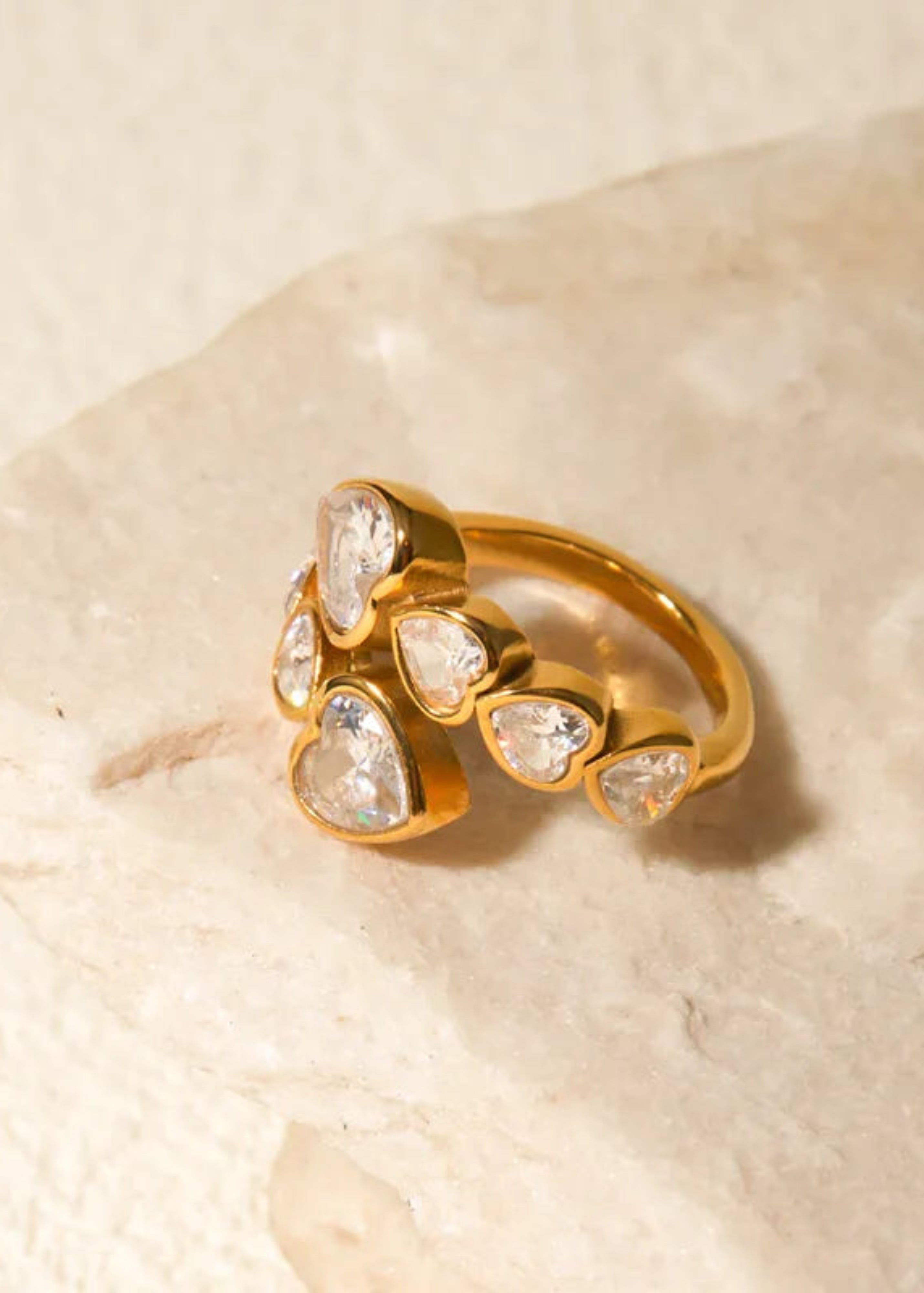 Celesta Heart Ring - Pabeena