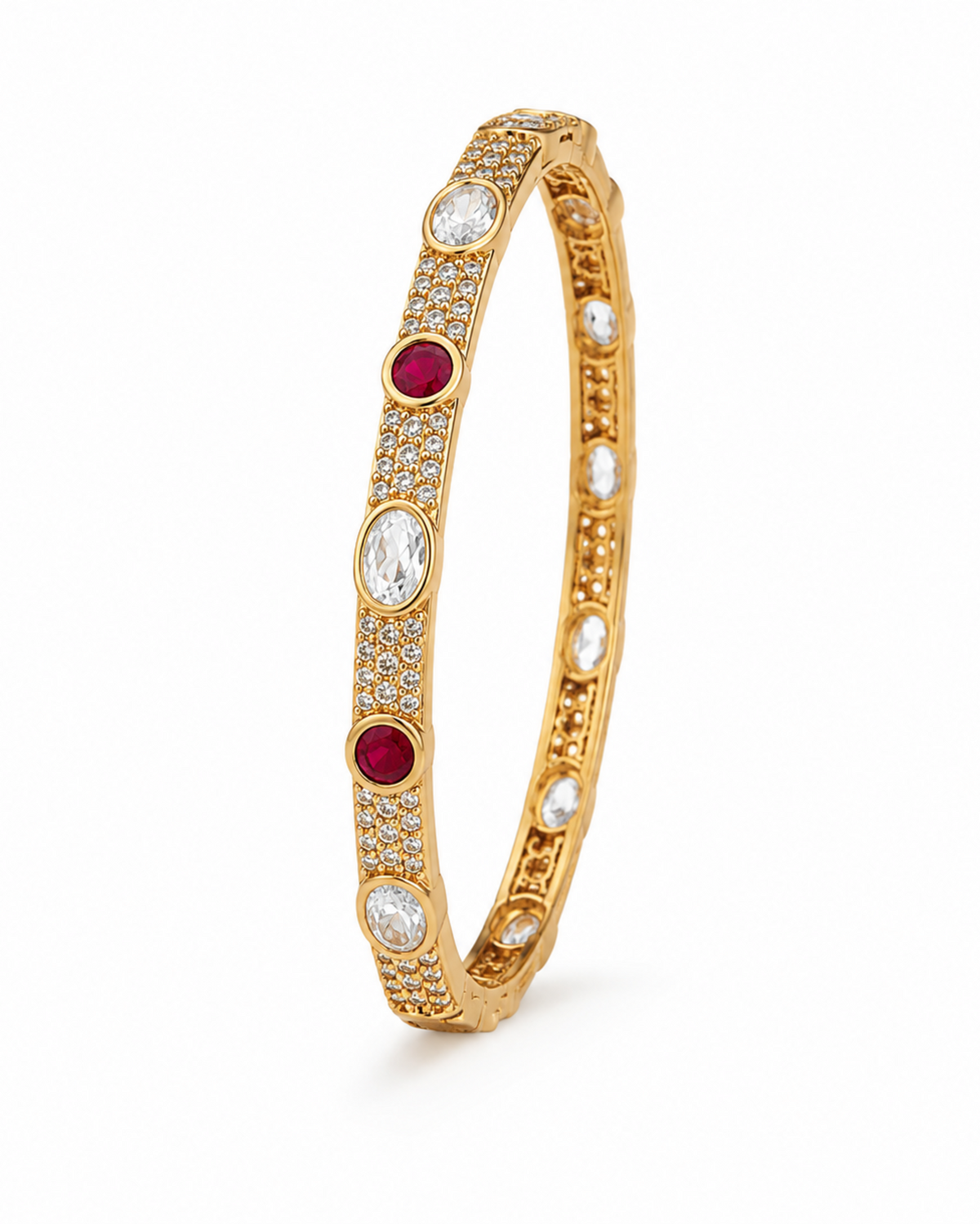 Riwaayat Ruby Grace Bangle Set - Pabeena