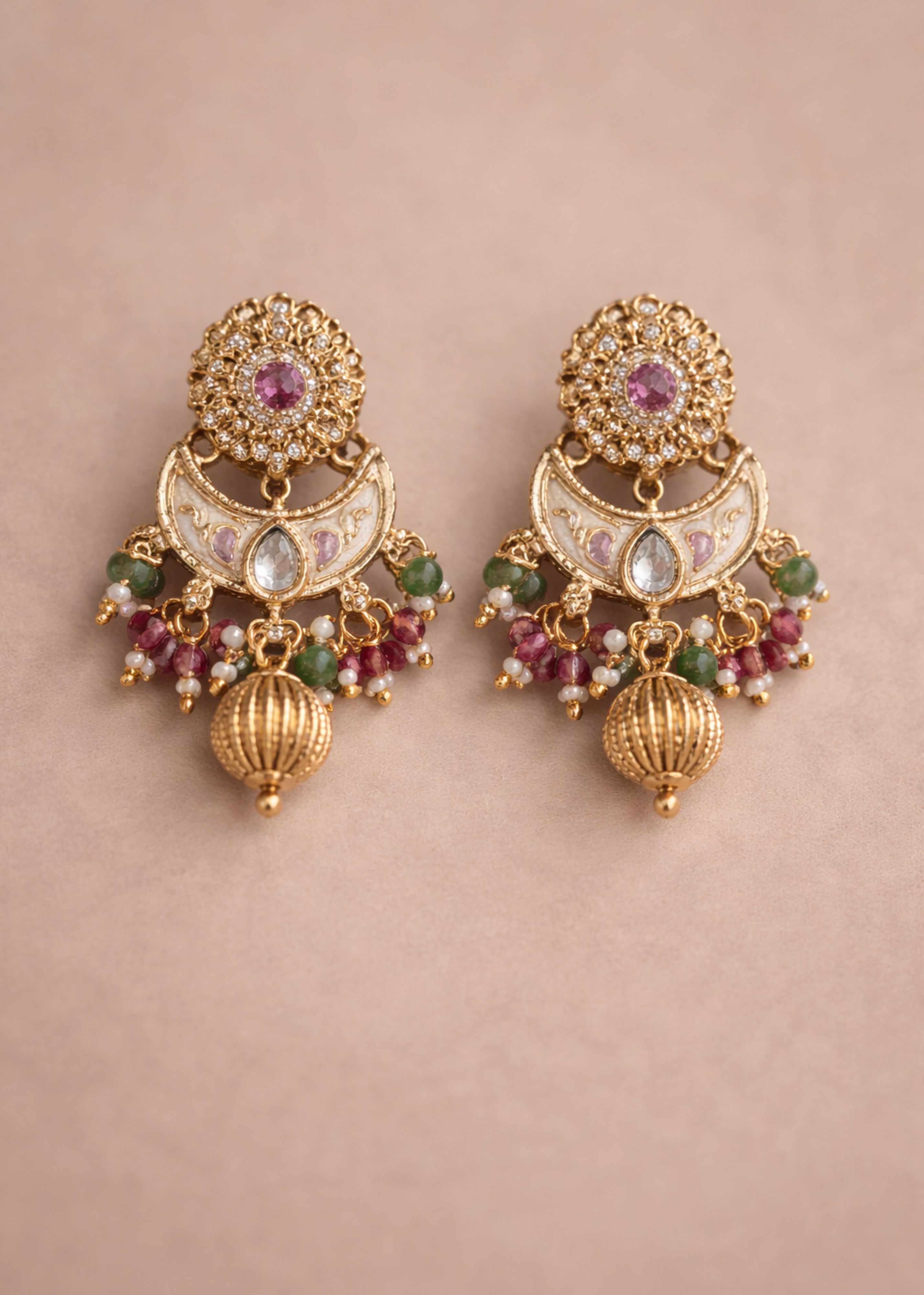 Noor Jahan Pearl Kundan Choker Set - Pabeena