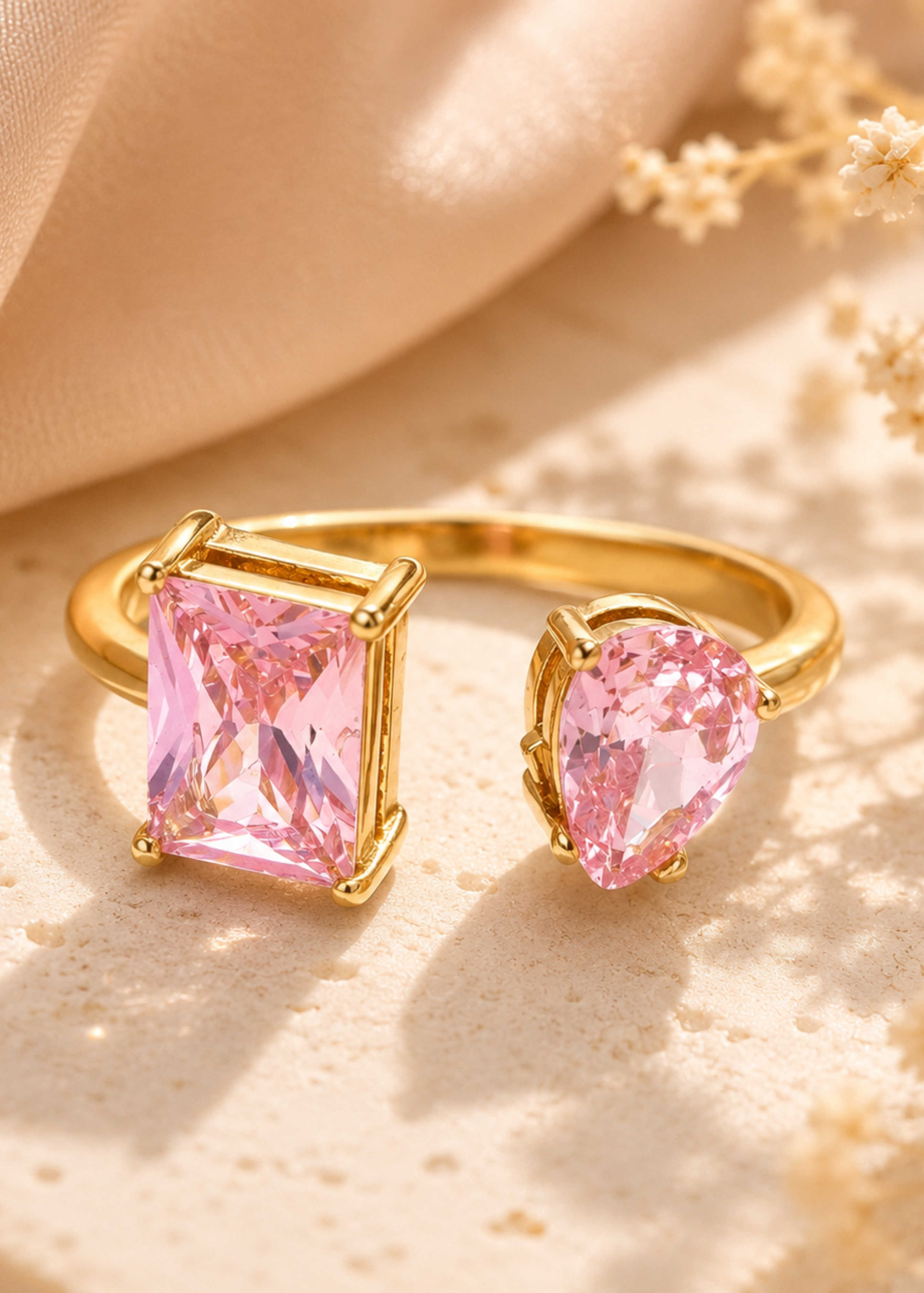 Blush Duo Ring - Pabeena