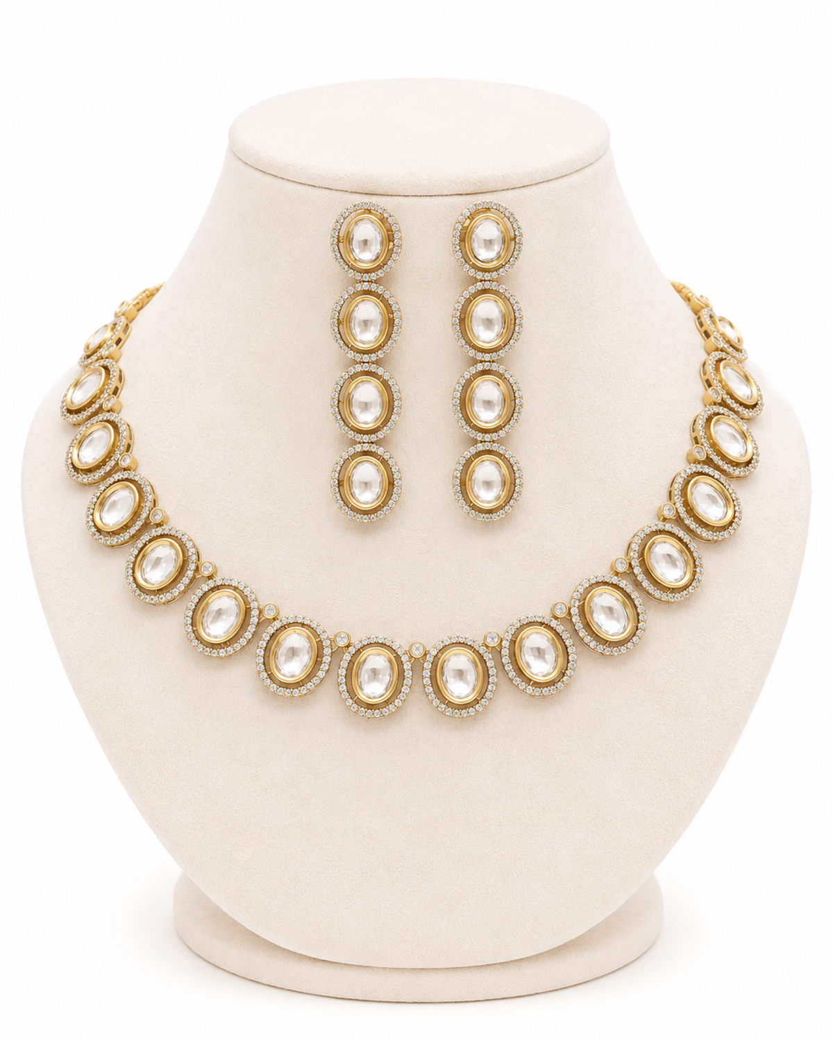 Elysian Oval Moissanite Elegance Set - Pabeena
