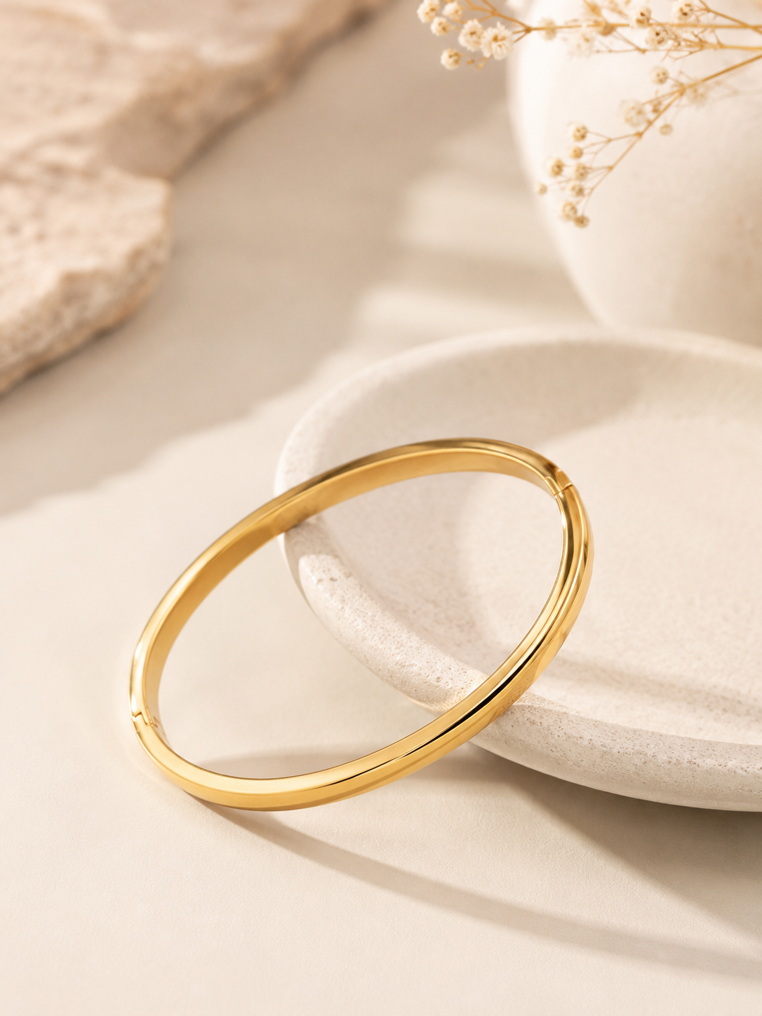 Eterna Oval Bangle – view 3 – Pabeena