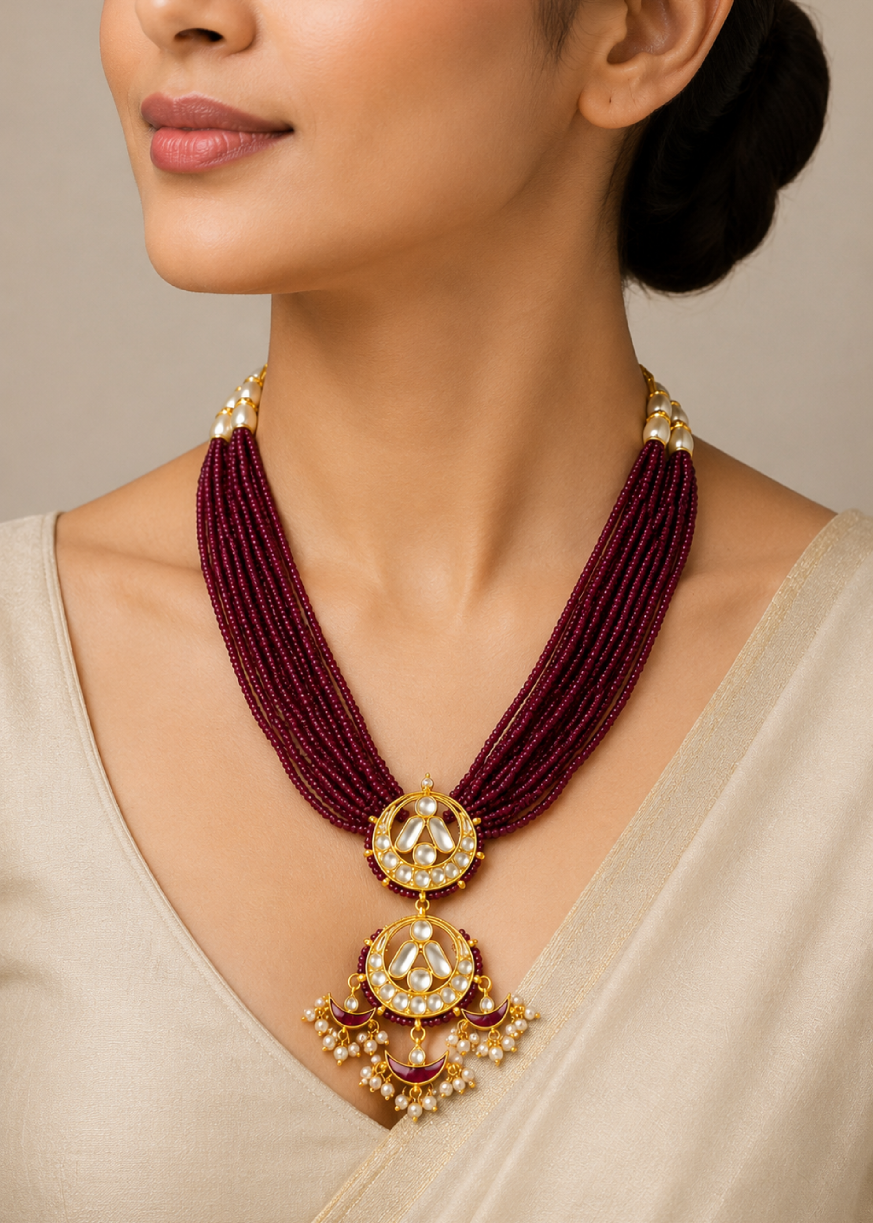 Gulnaar Royale Necklace Set - Pabeena