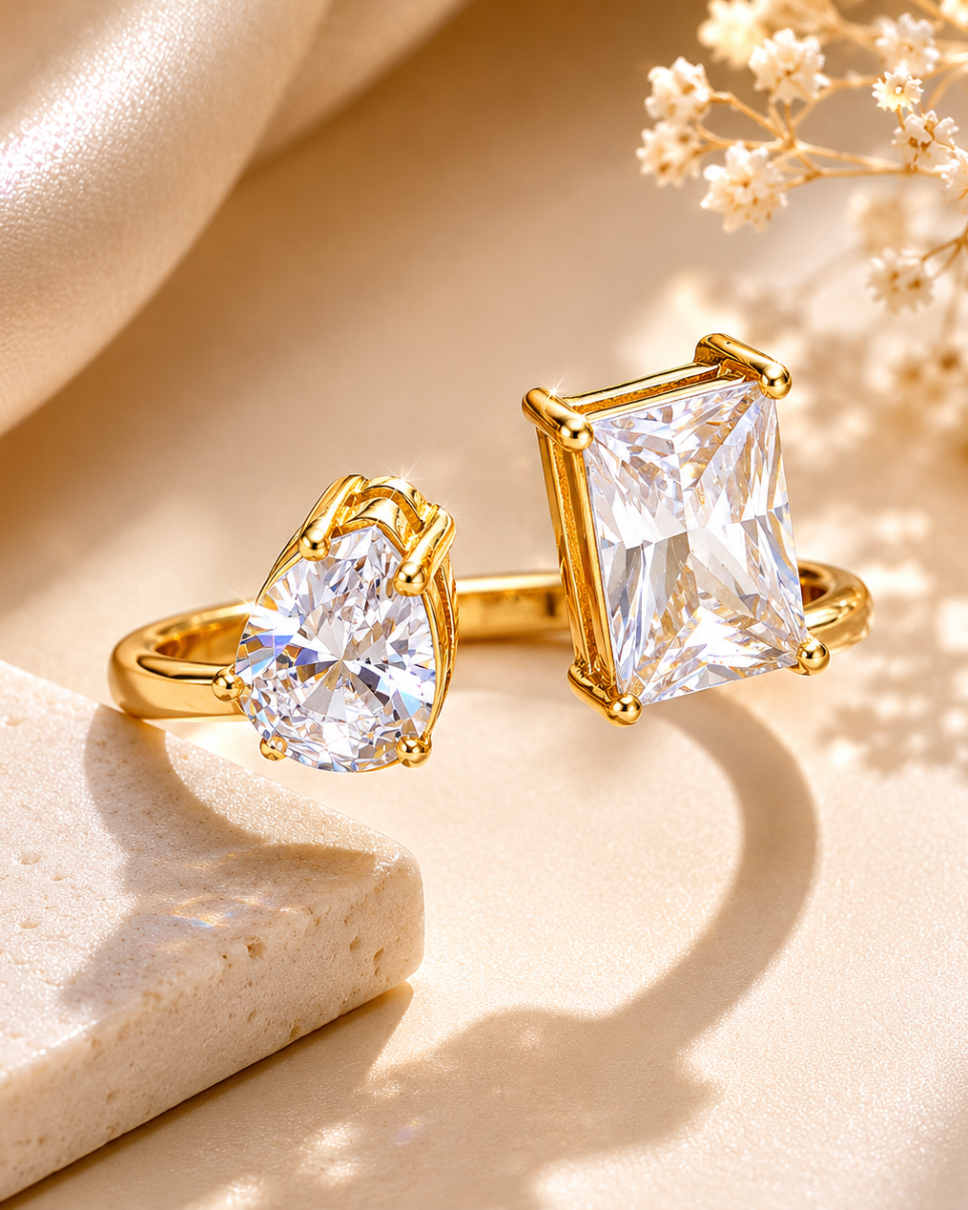 Luna Twin Ring - Pabeena