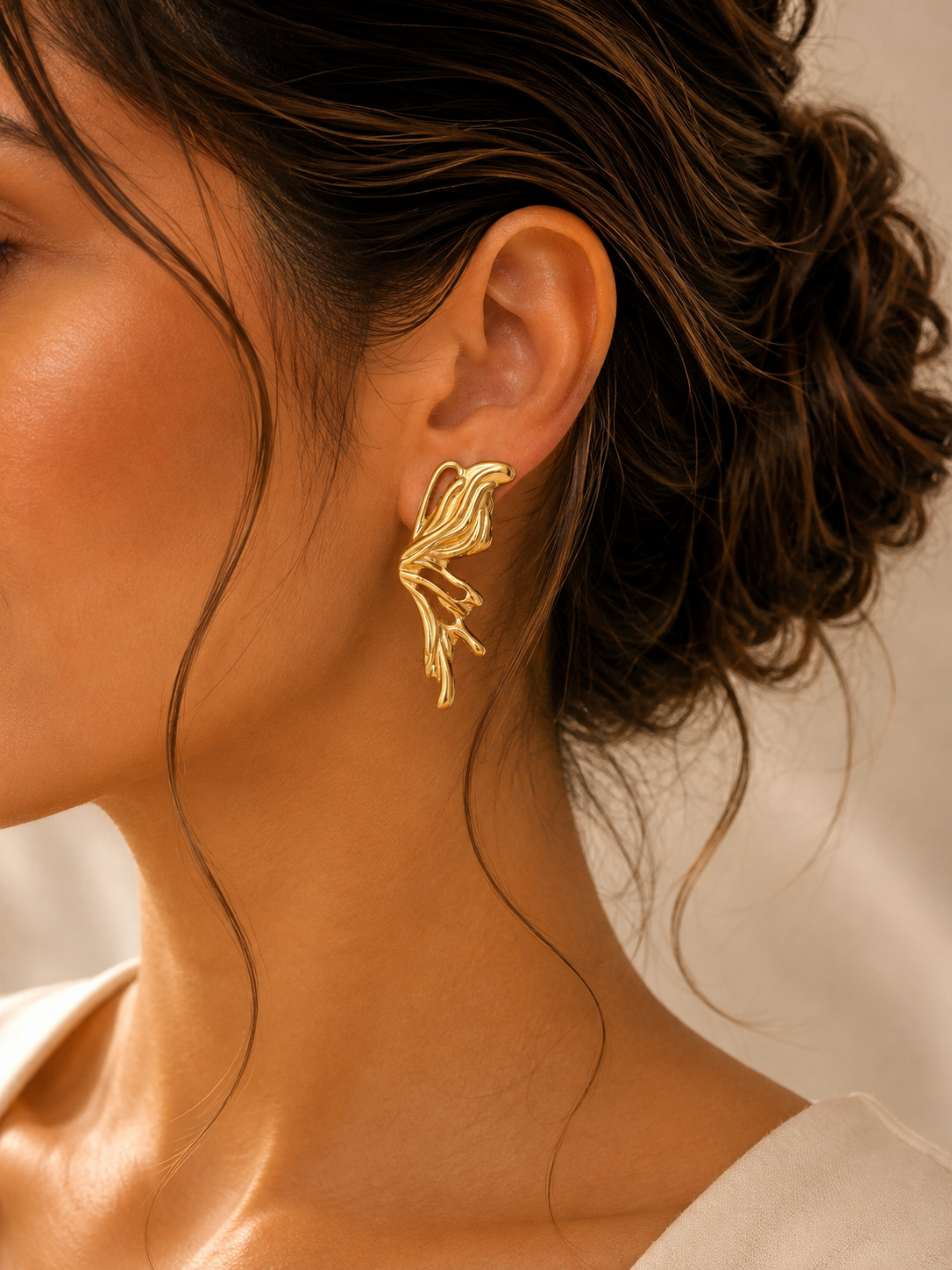 Molten Muse Studs - Pabeena