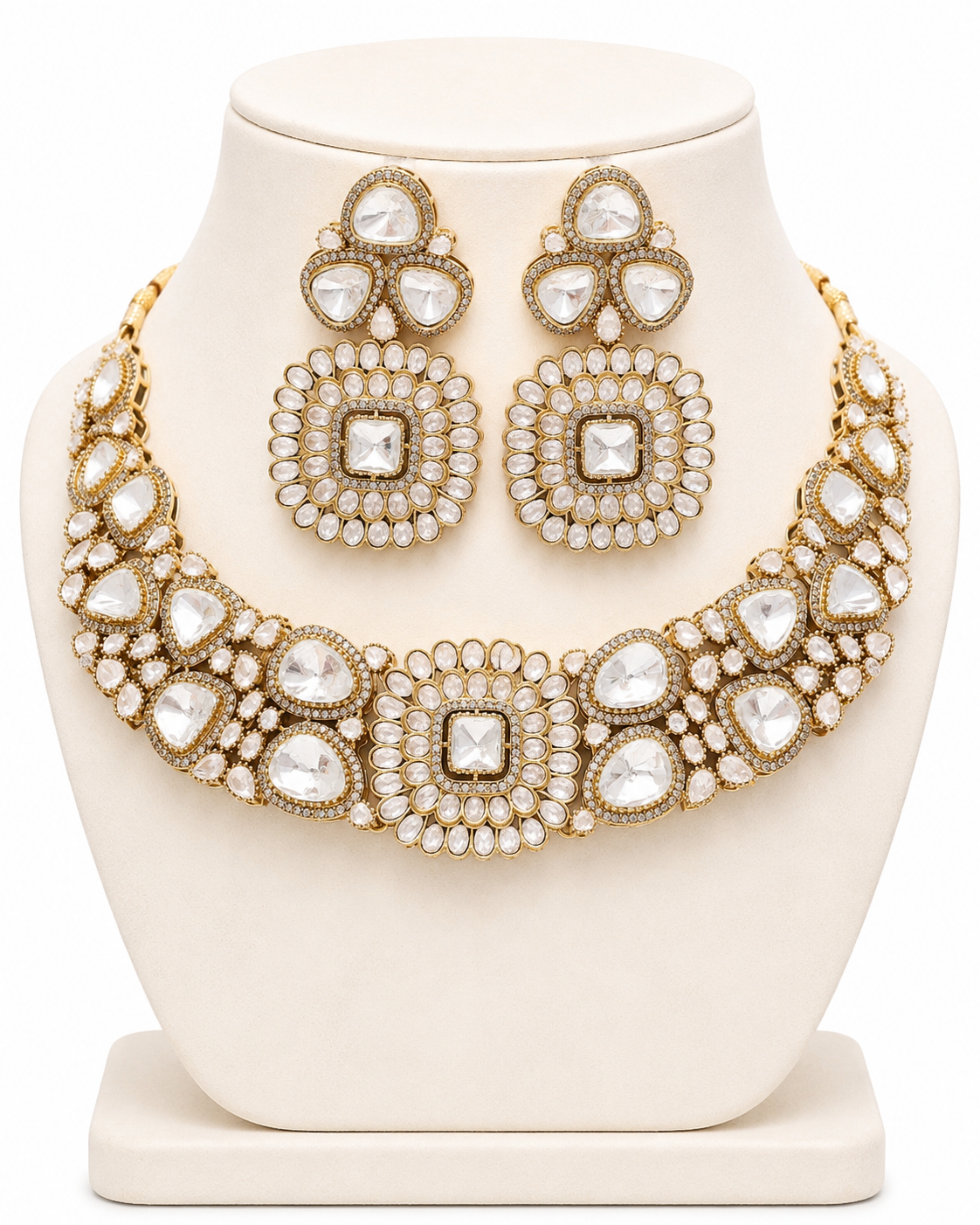 Opulent Glow Moissanite Choker Set