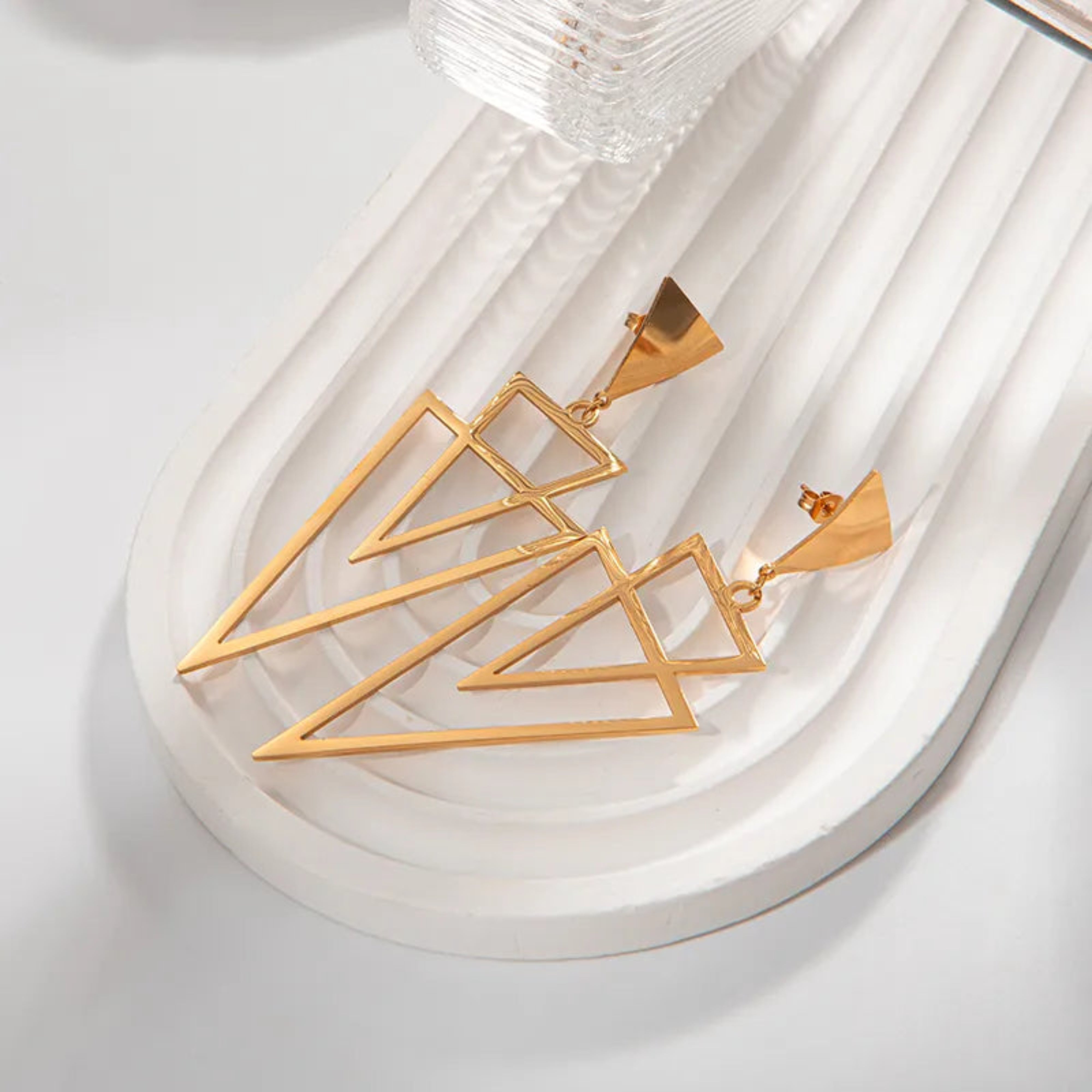 Astra Geo Drop Earrings - Pabeena