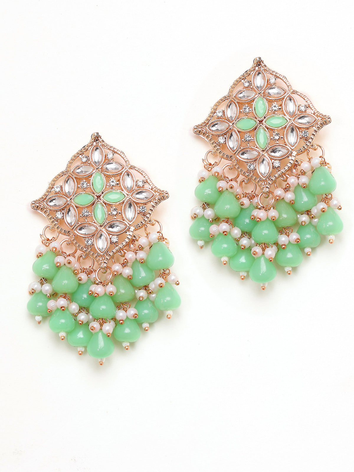 Panna Palki Earrings - Pabeena