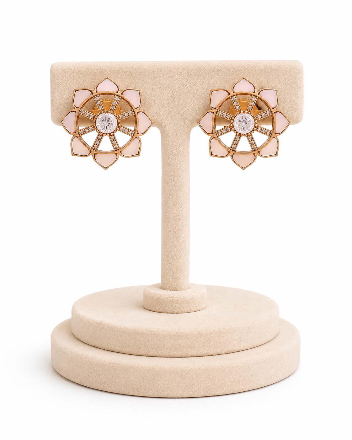 Samira Lotus Glow Studs - Pabeena
