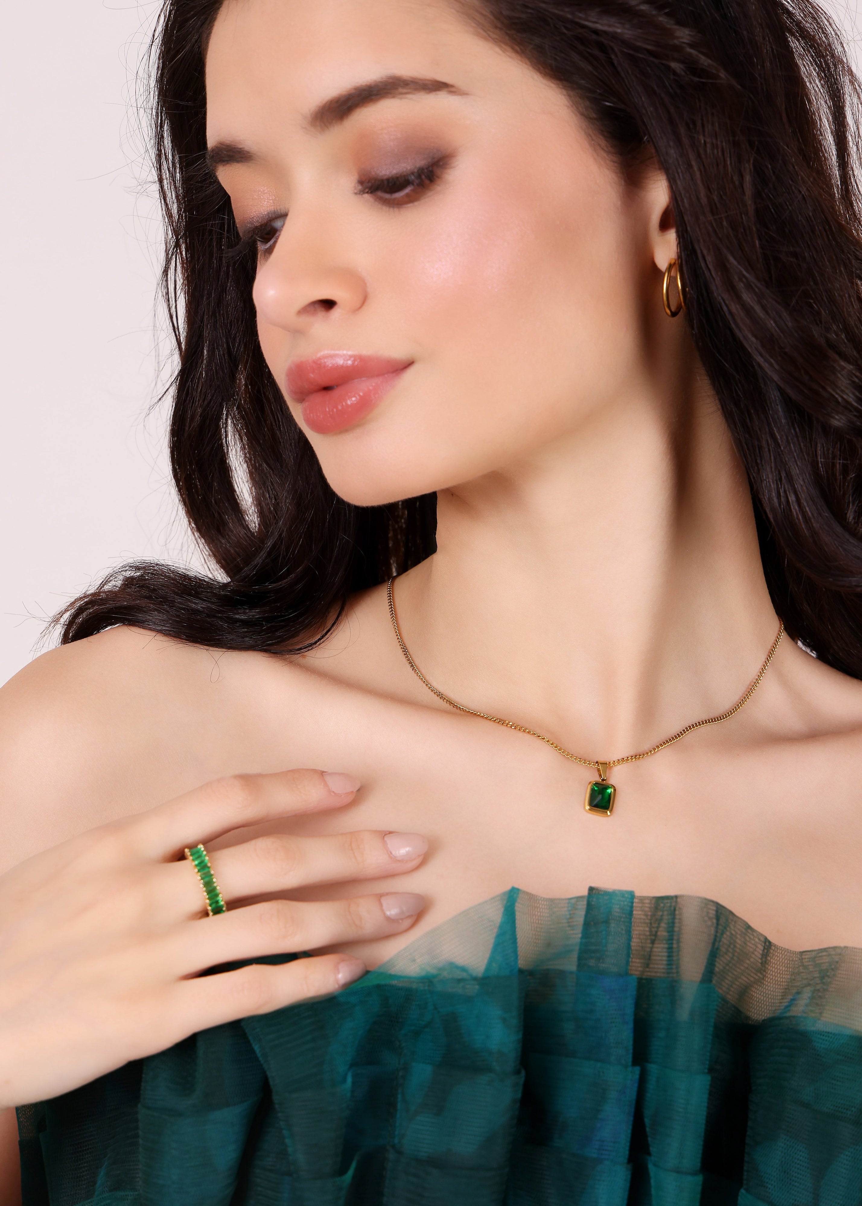 Timeless Emerald Pendant - Pabeena