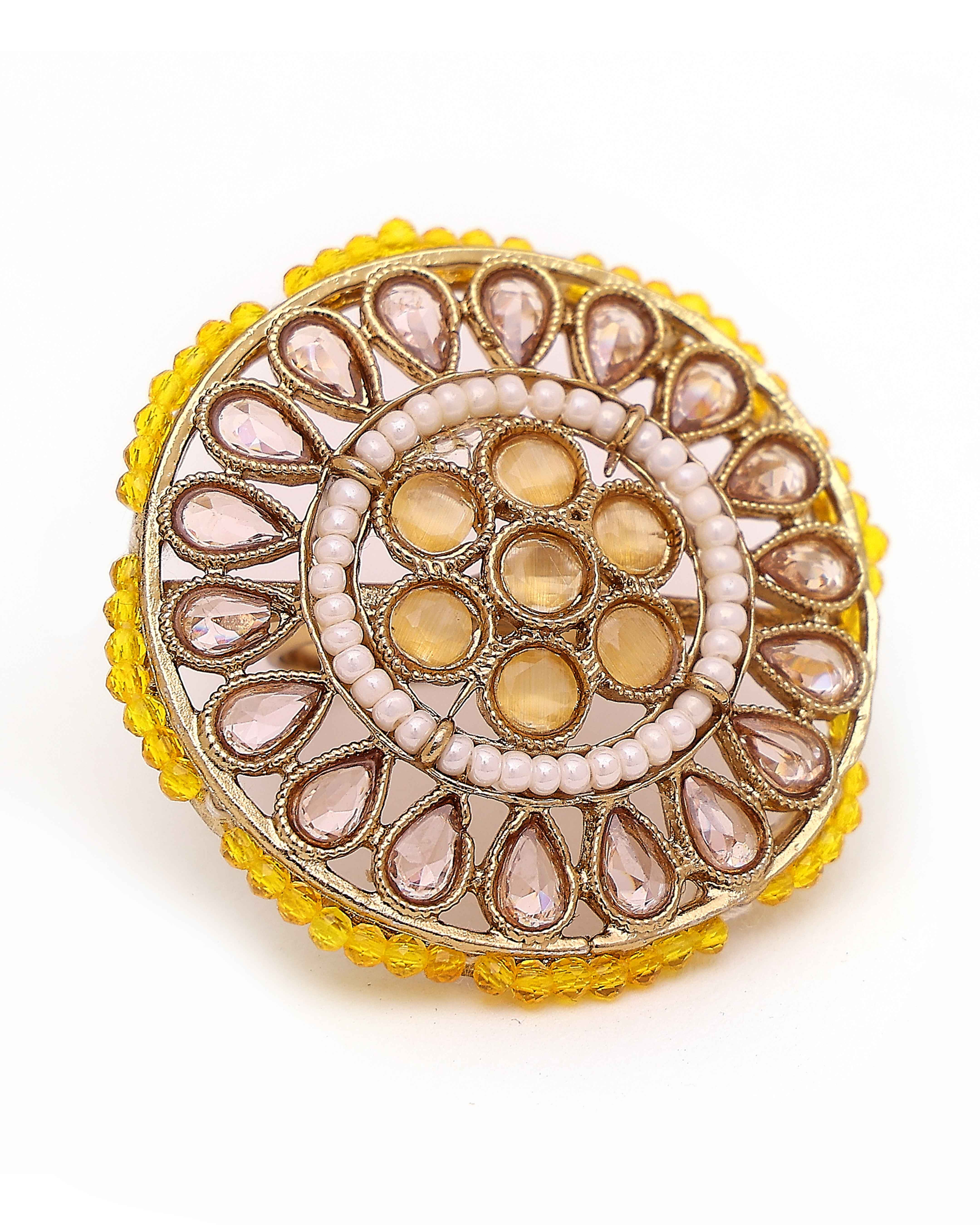Zeenat Sunburst Ring