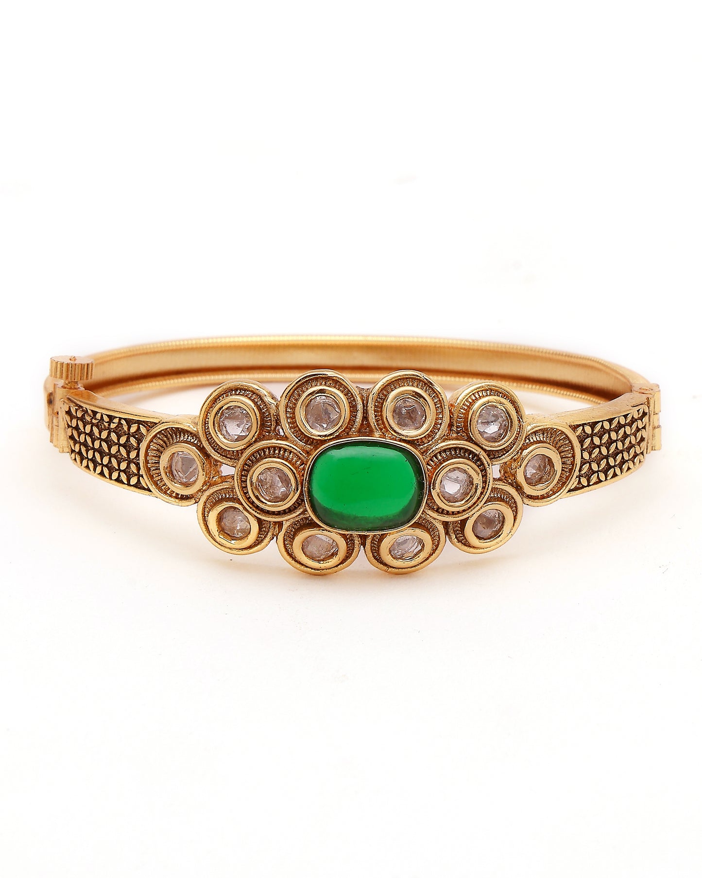 Aaranya Floral Kundan Kada