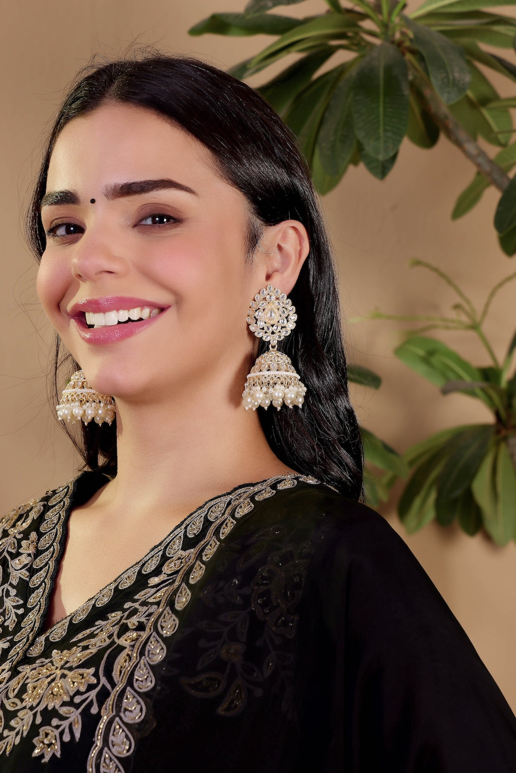 Zehra Jadau Jhumkas - Pabeena