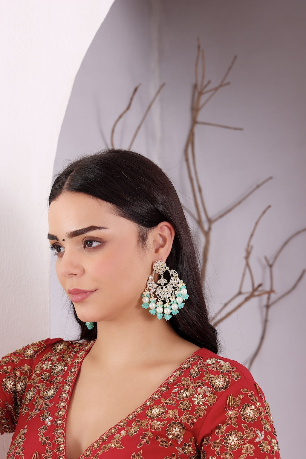 Shanaya Pearl Garden Earrings - Pabeena