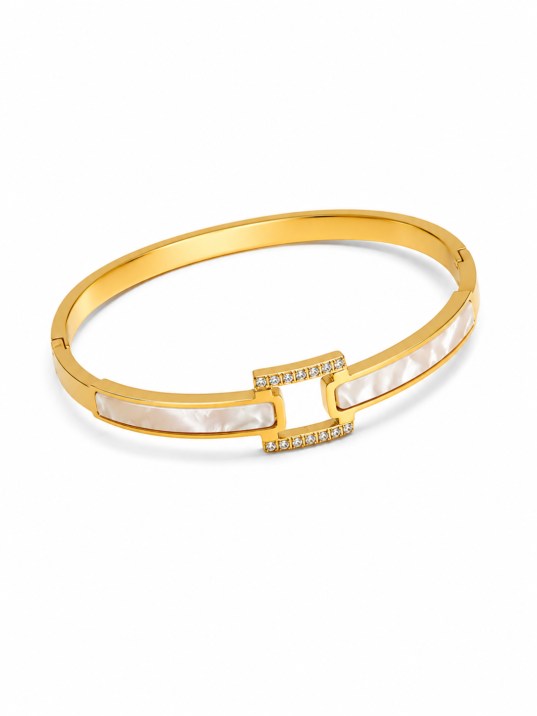 Aurora Pearl Luxe Bangle – view 4 – Pabeena