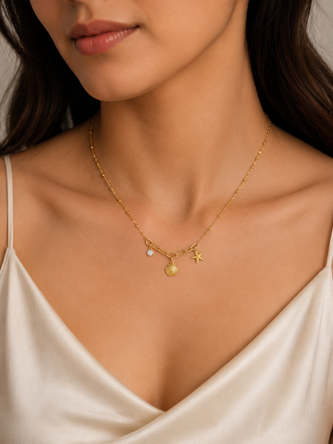 Seabreeze Charm Necklace – view 2 – Pabeena