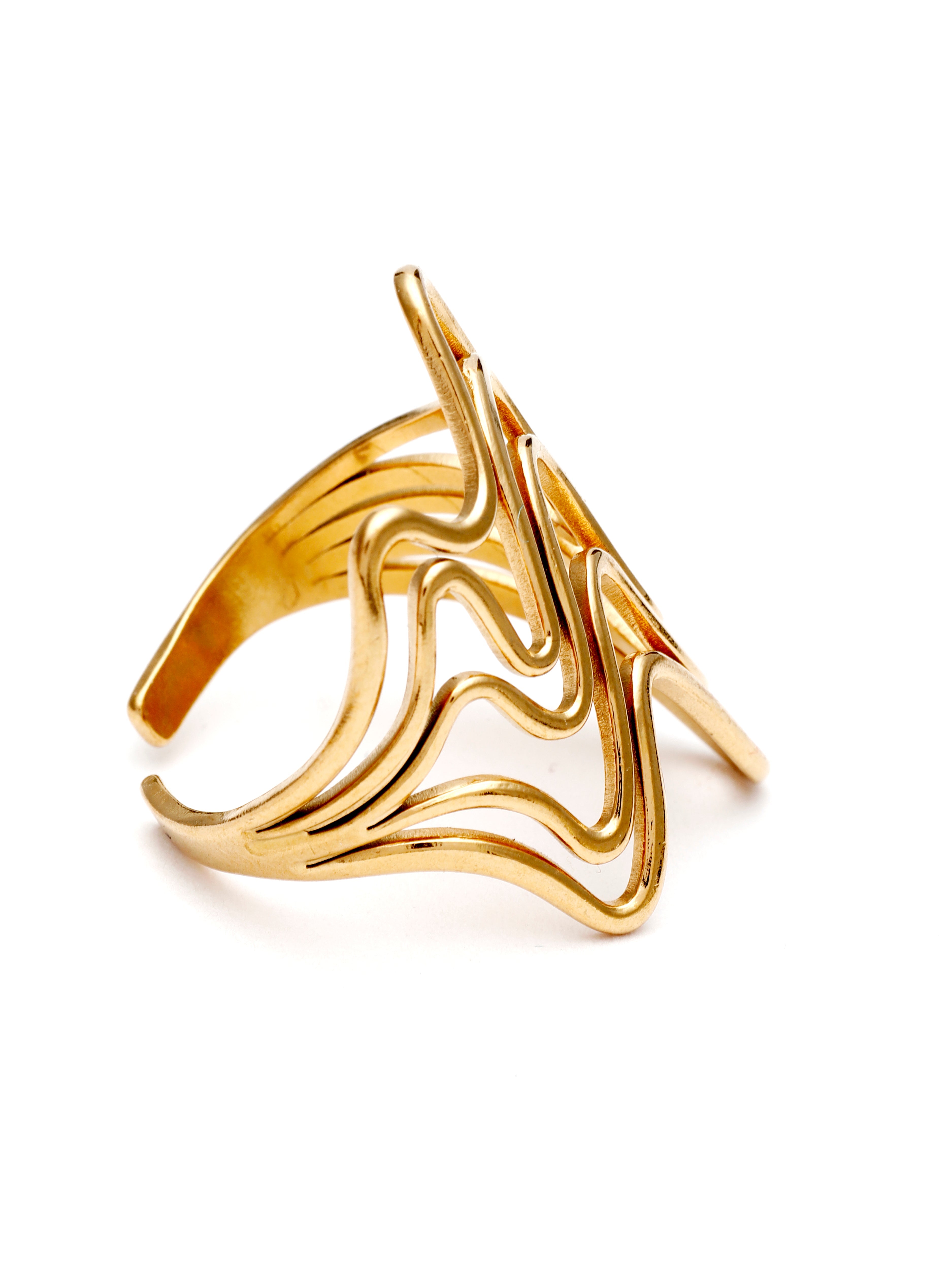 Wave Band Ring - Pabeena