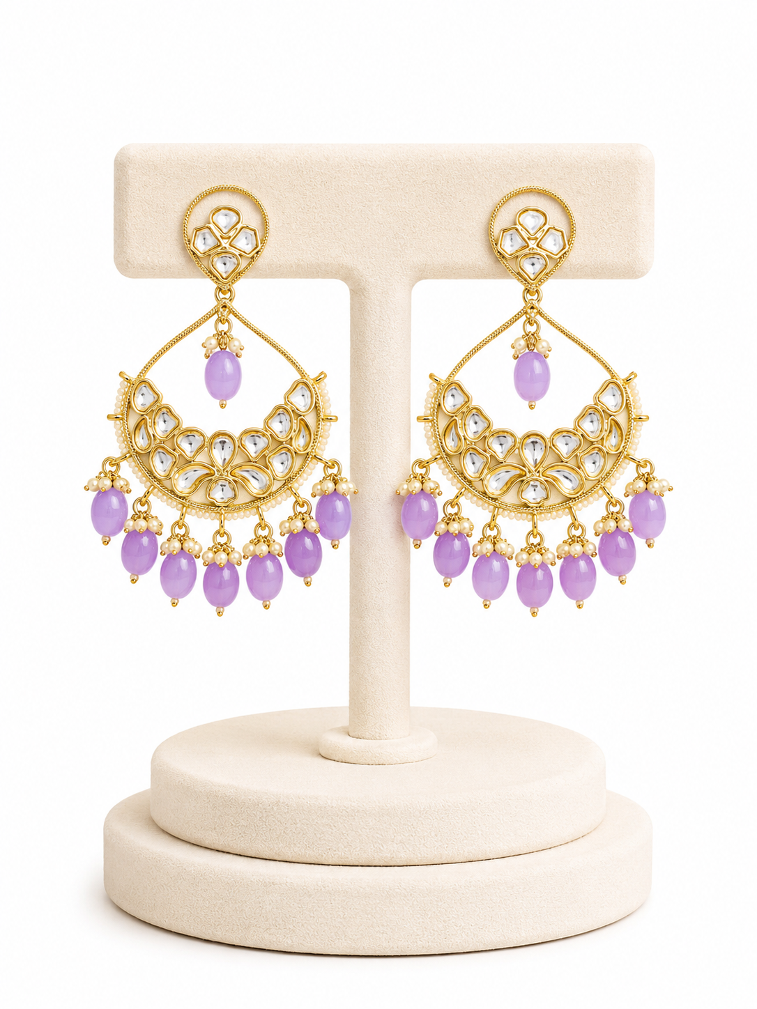 Lavender Moonfall Earrings - Pabeena