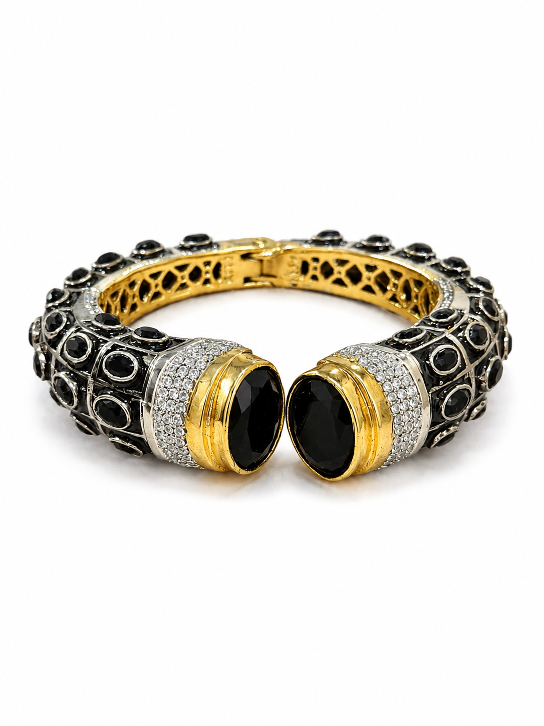 Noir Royale Statement Cuff – view 4 – Pabeena