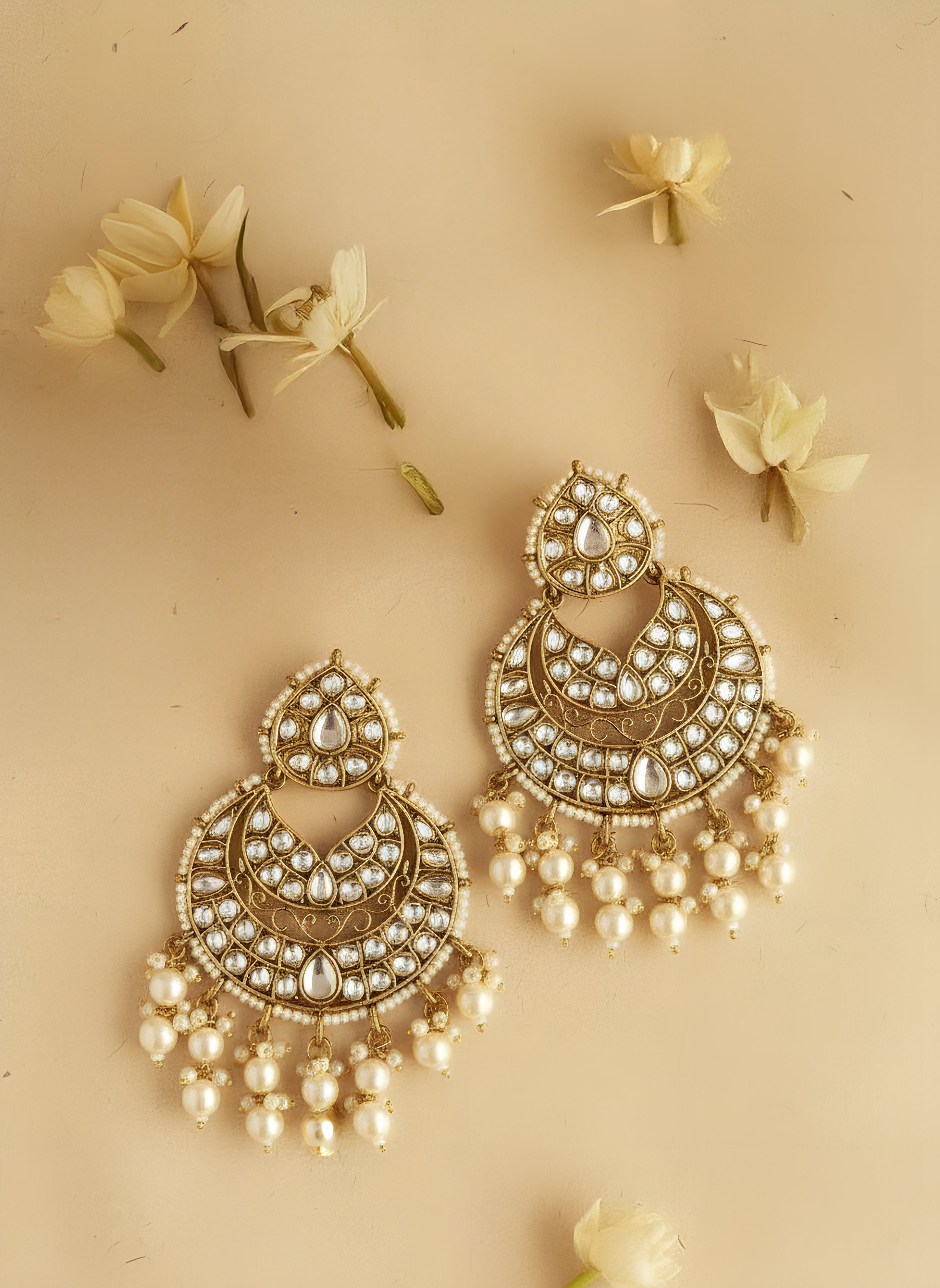 Sitara Ivory Bloom Earrings - Pabeena
