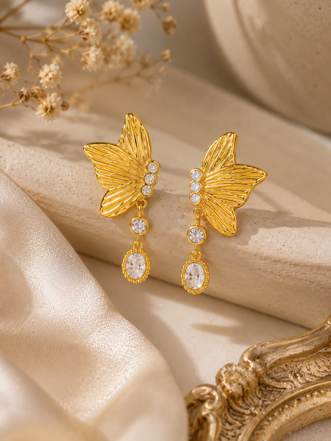 Butterfly Muse Earrings – view 3 – Pabeena