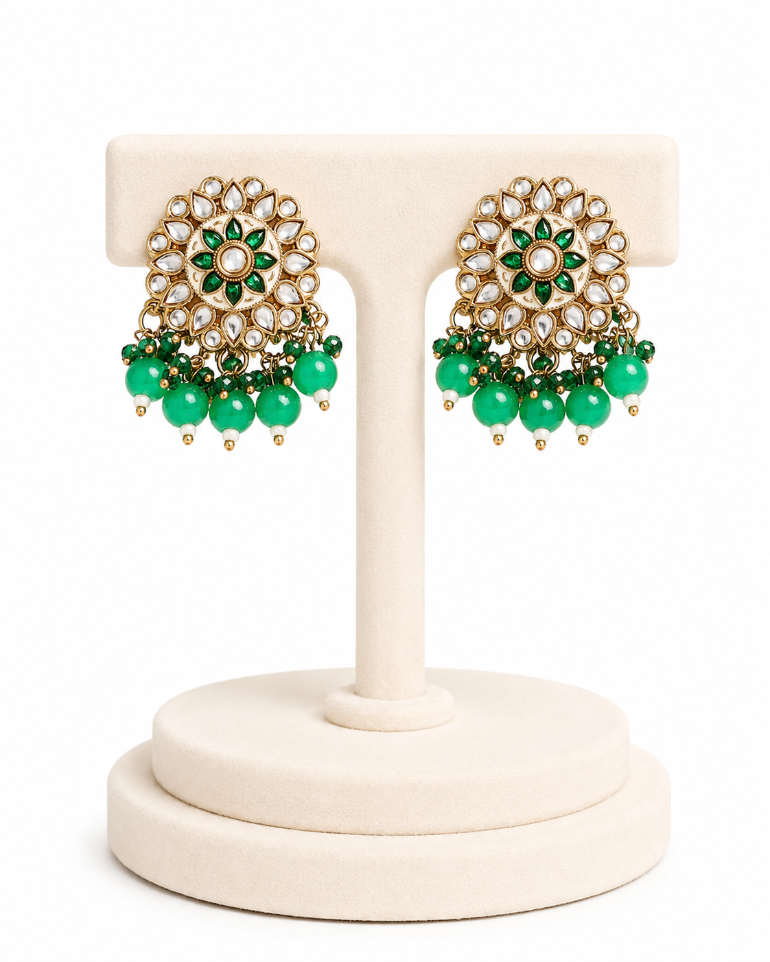 Pachha Gul Mandala Earrings - Pabeena