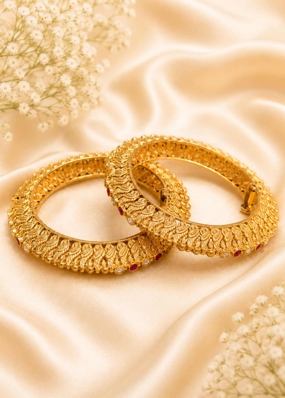Maharani Ruby Bangles - Pabeena
