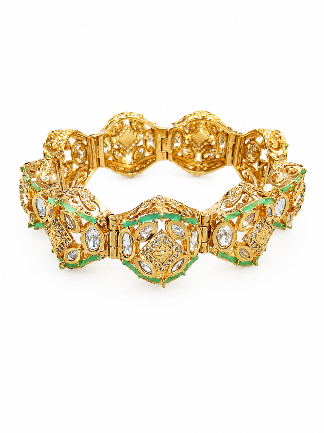 Meher Mint Heritage Bracelet – view 4 – Pabeena