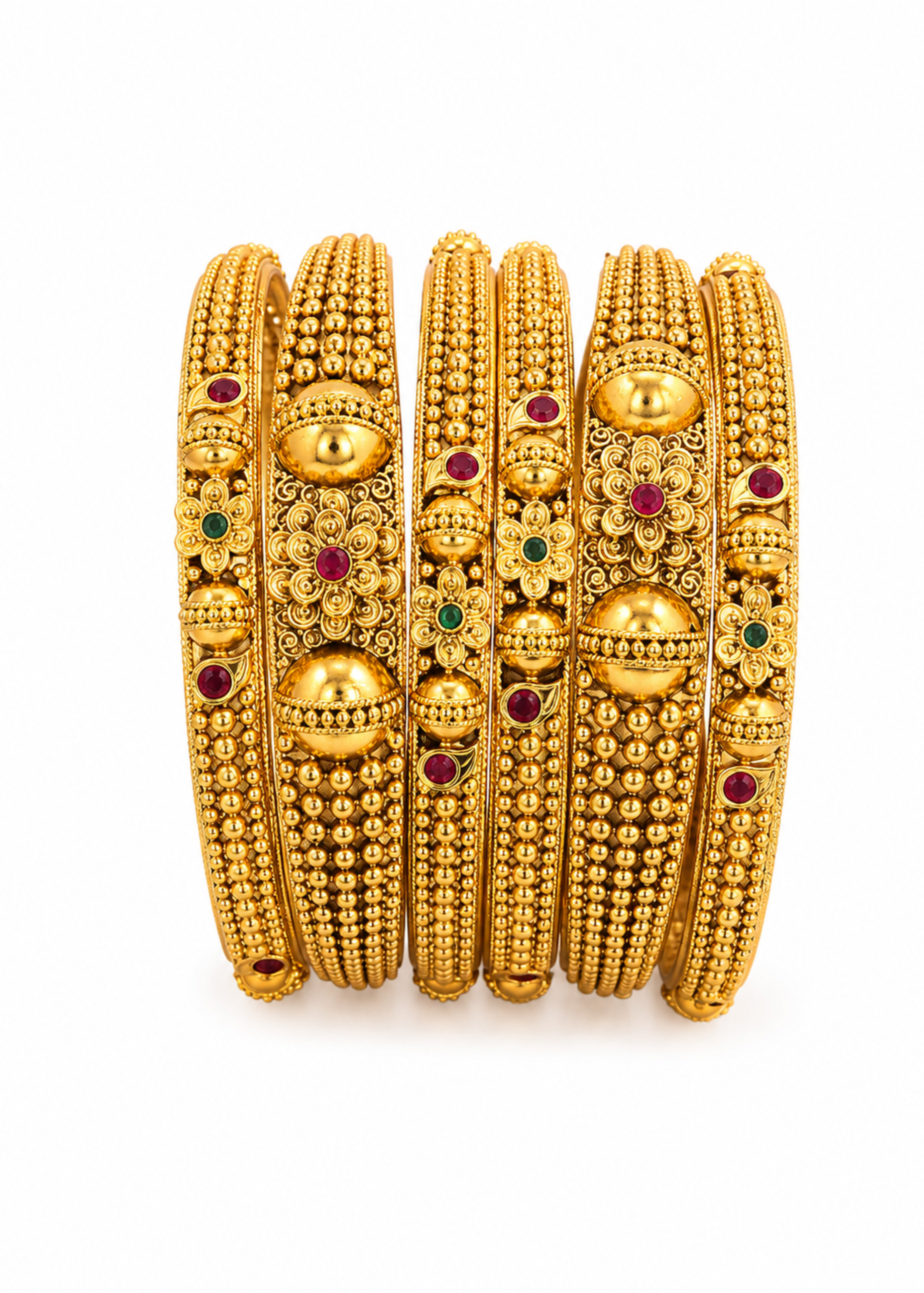 Rajsi Heritage Bangles Set - Pabeena