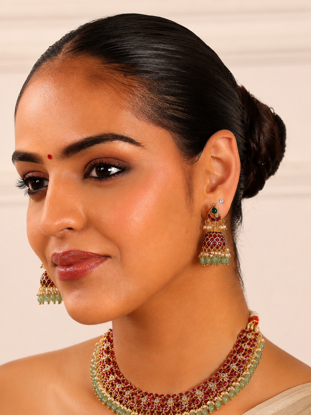 Noor Meena Jhumkas - Pabeena