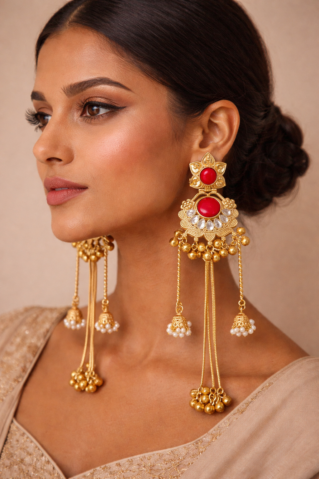 Rivaah Noor Tassel Earrings - Pabeena
