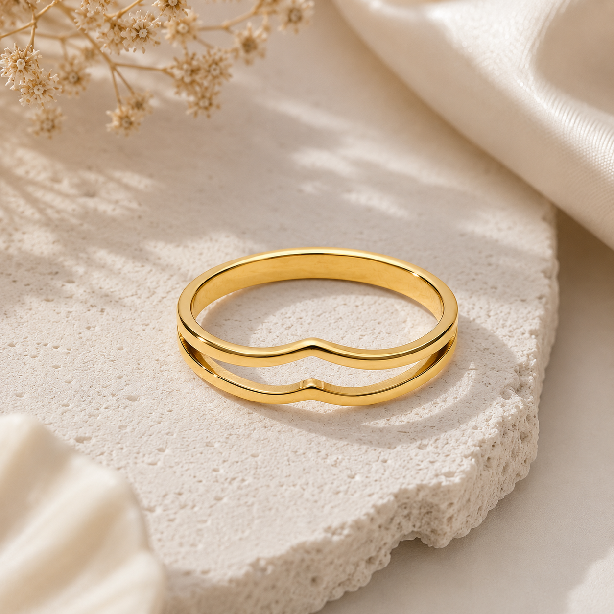 Aura Wave Ring – view 4 – Pabeena