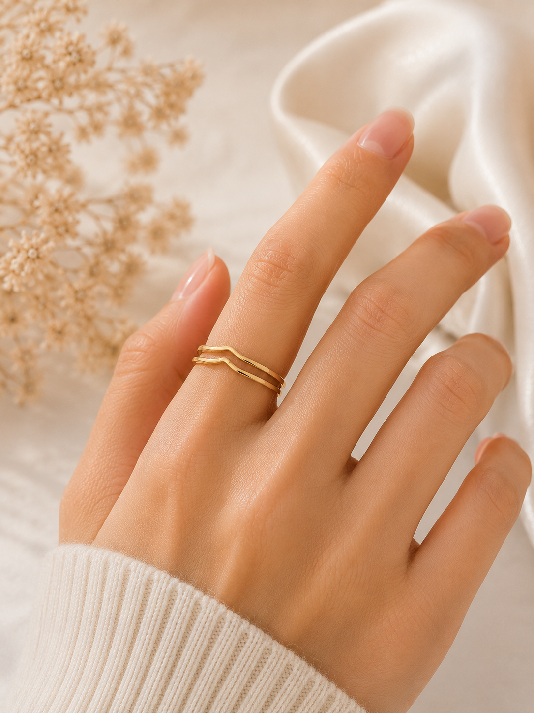 Aura Wave Ring – view 2 – Pabeena