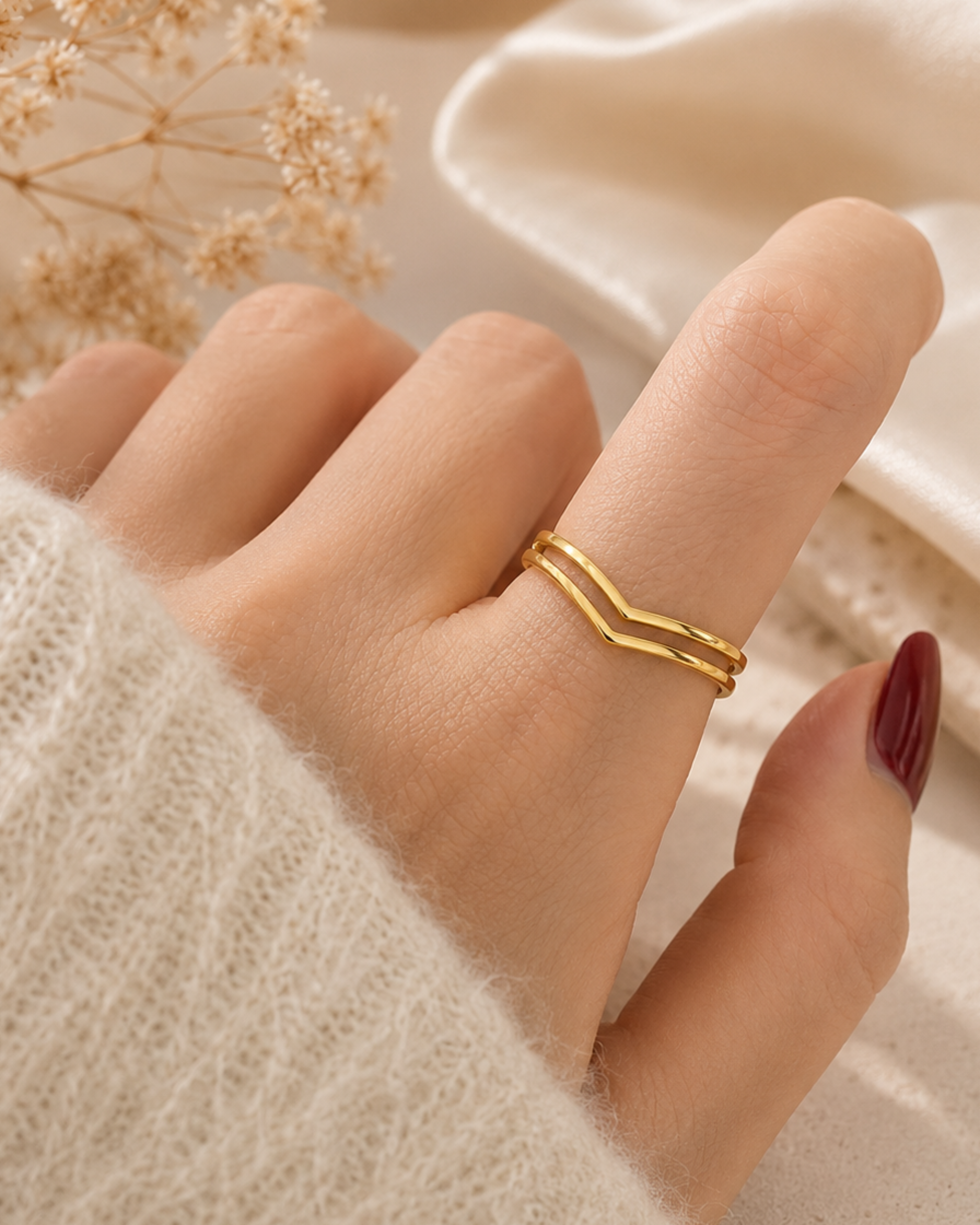 Aura Wave Ring – view 3 – Pabeena