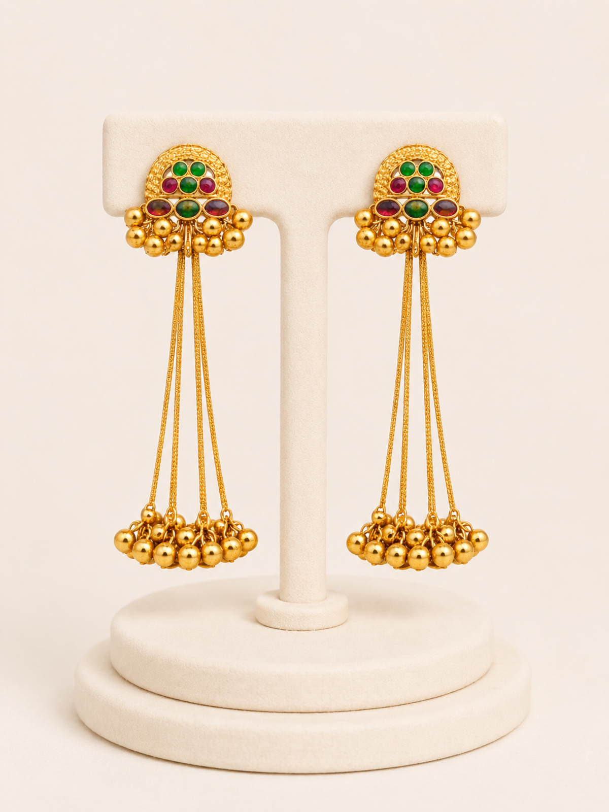 Rangoli Sutra Tassel Earrings - Pabeena