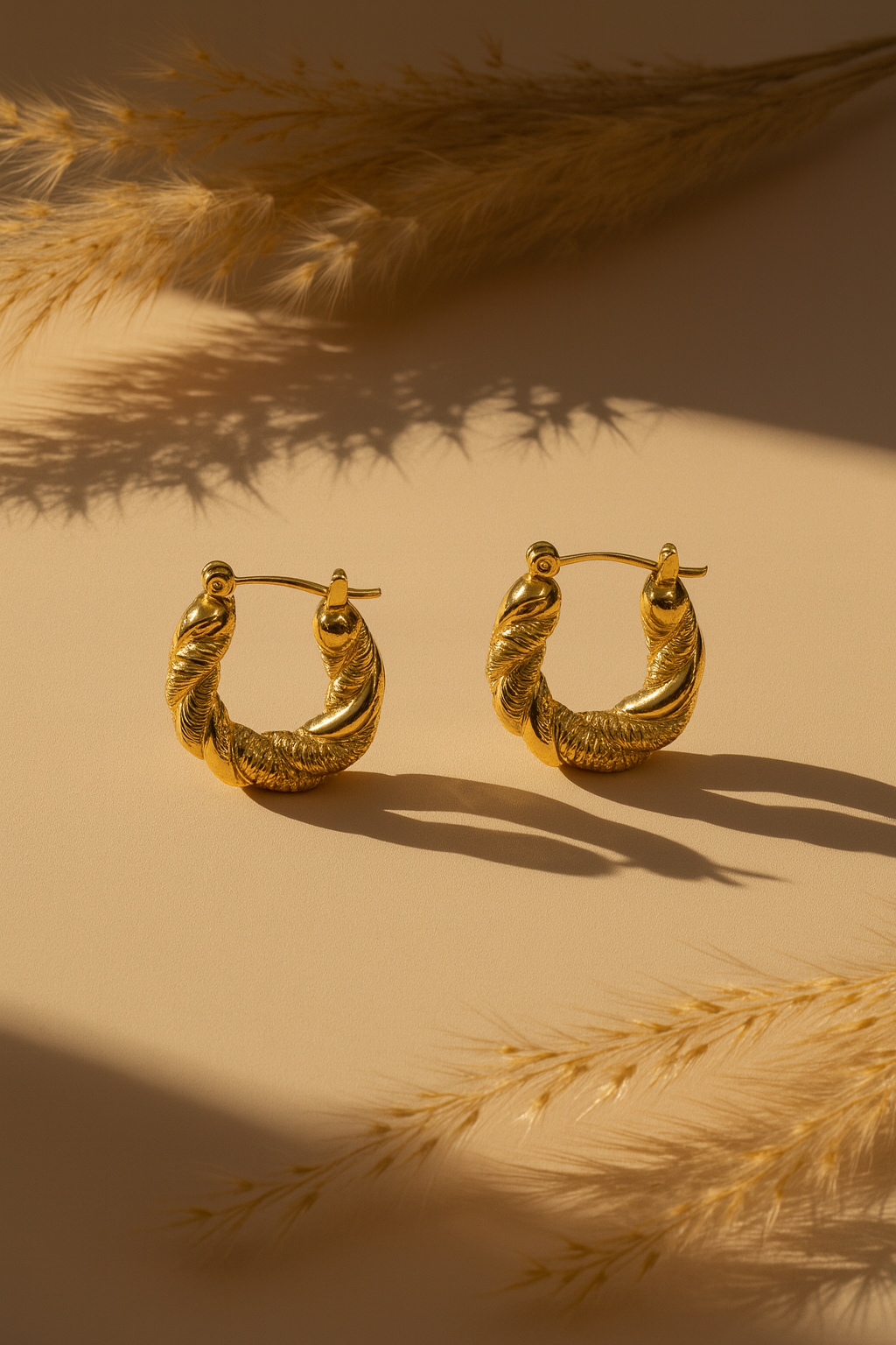 Braided Glow Earrings – view 5 – Pabeena