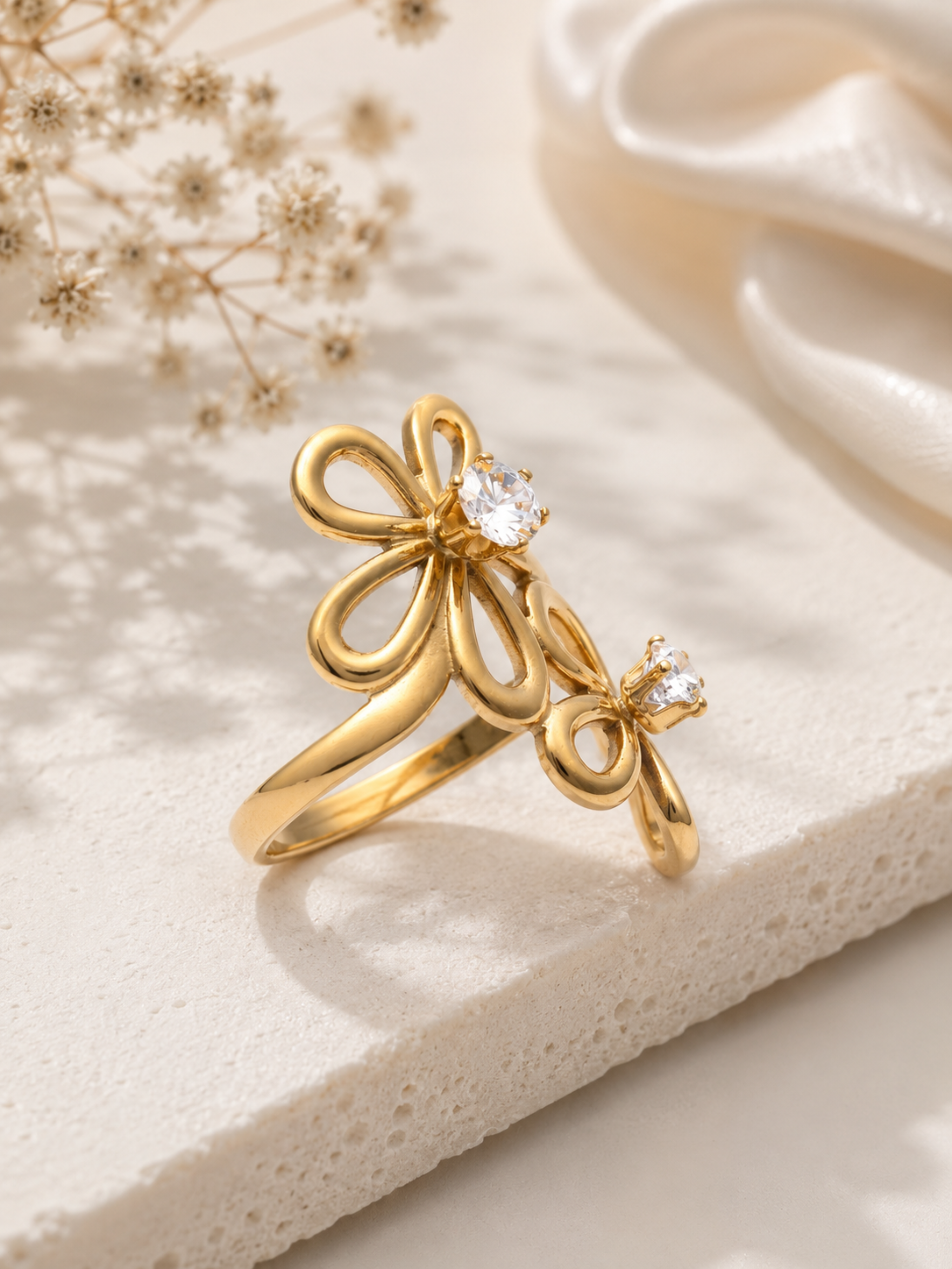 Bloomette Duo Ring – view 5 – Pabeena
