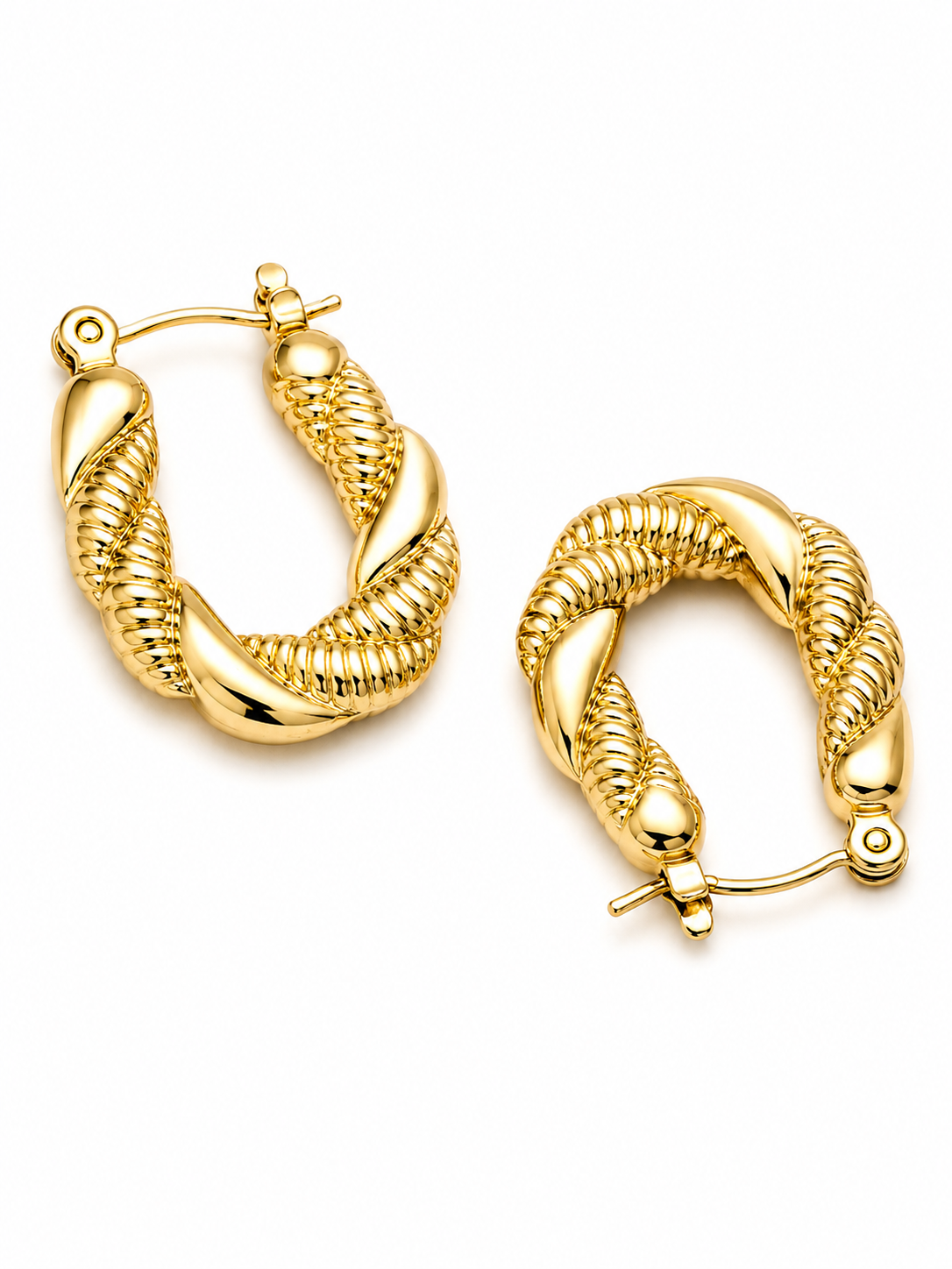 Braided Glow Earrings – view 6 – Pabeena