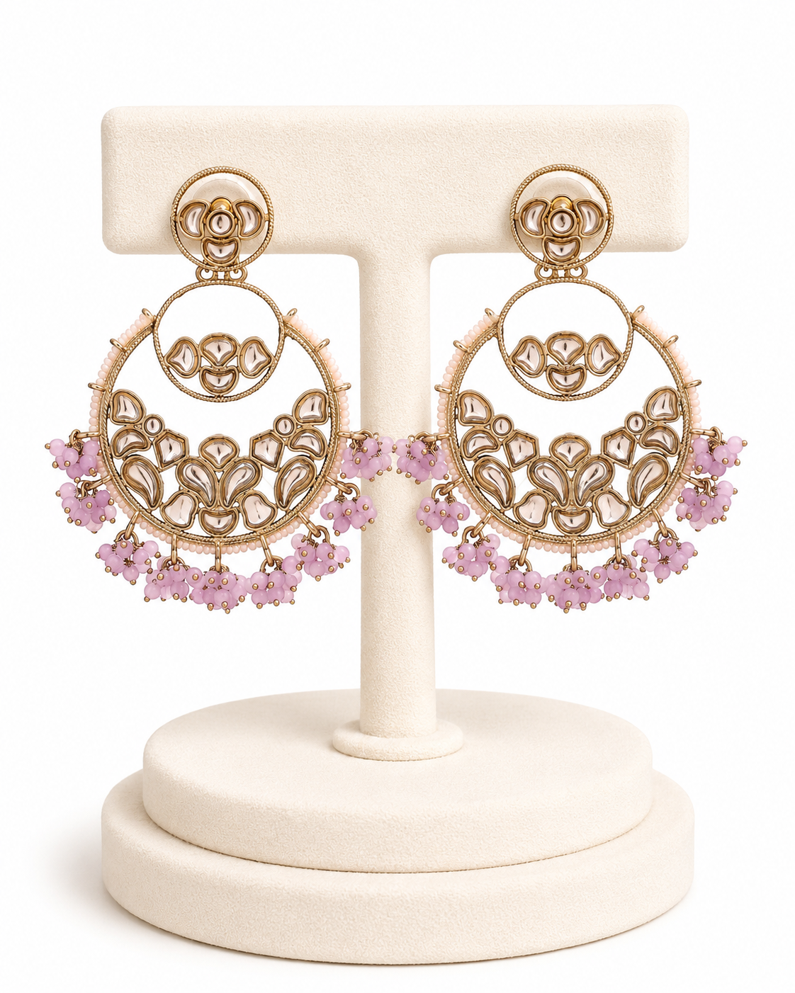 Inara Lilac Crescent Drops - Pabeena