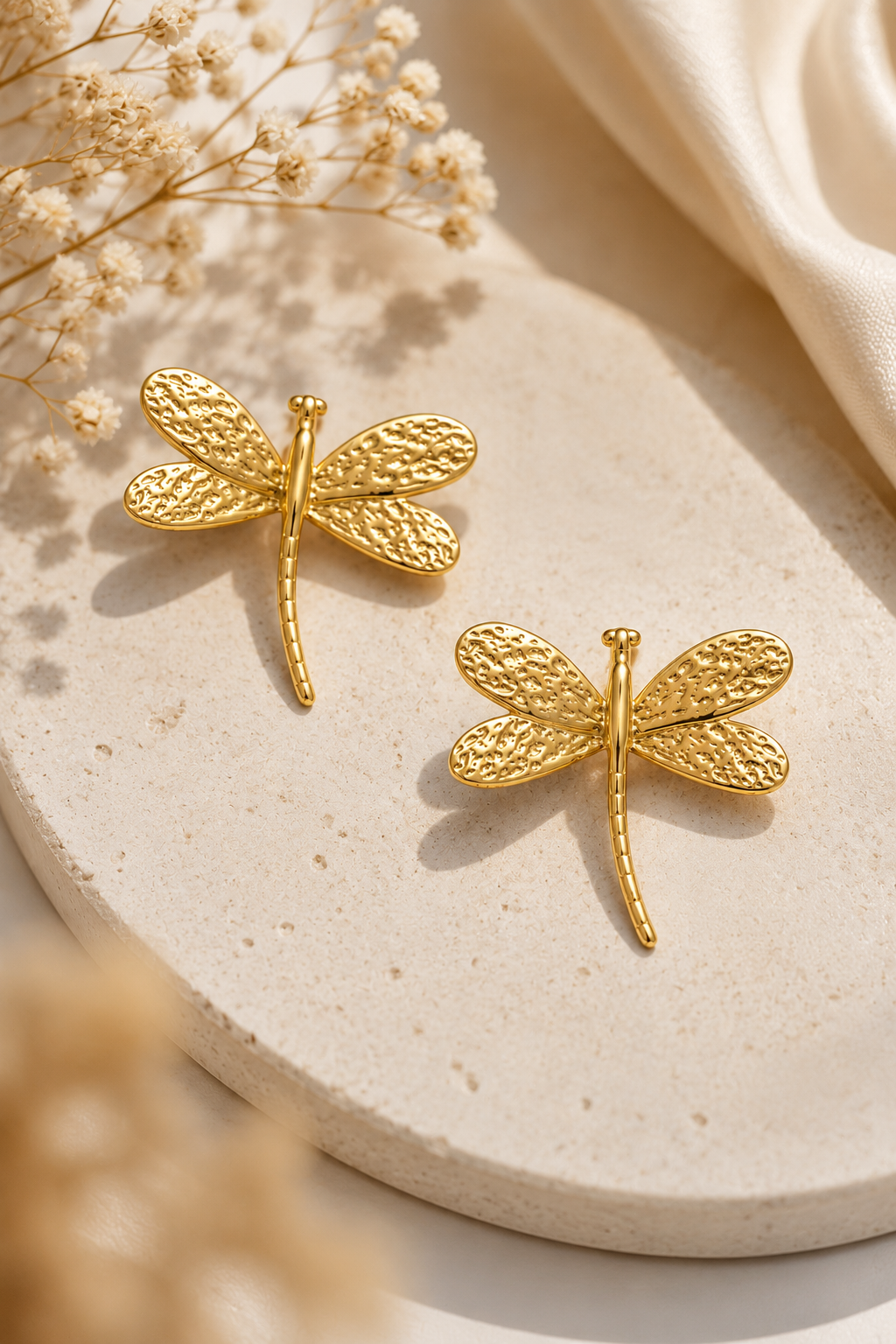 Auréa Dragonfly Stud Earrings – view 3 – Pabeena