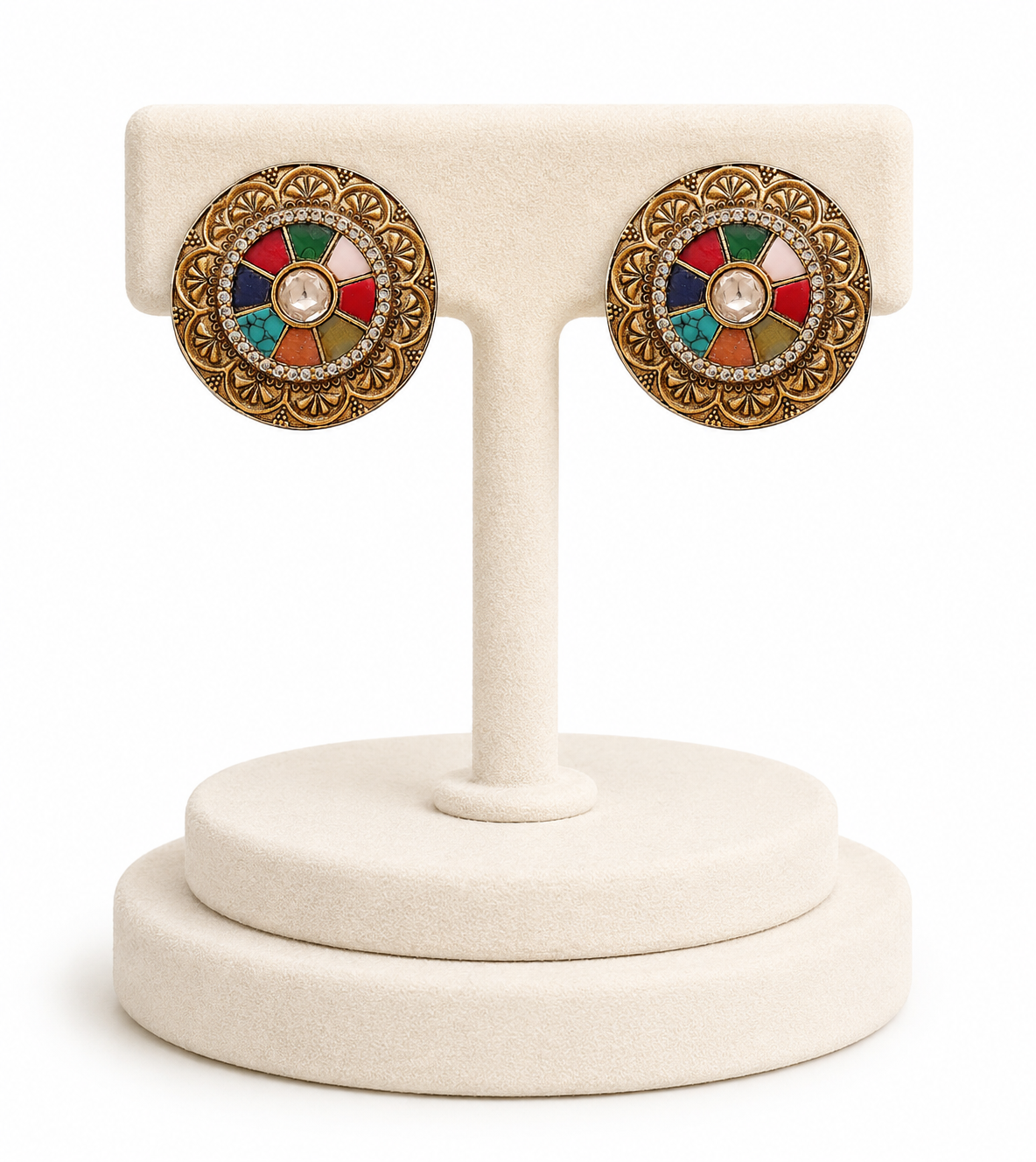 Navika Chakra Studs - Pabeena