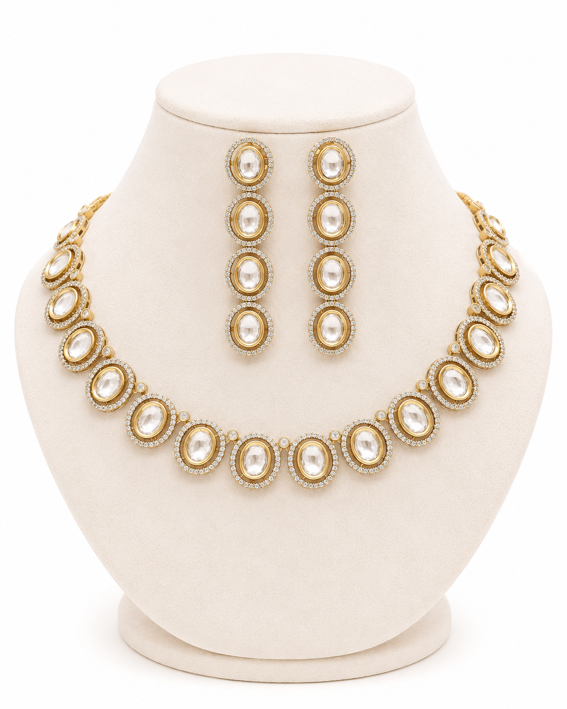 Elysian Oval Moissanite Elegance Set - Pabeena