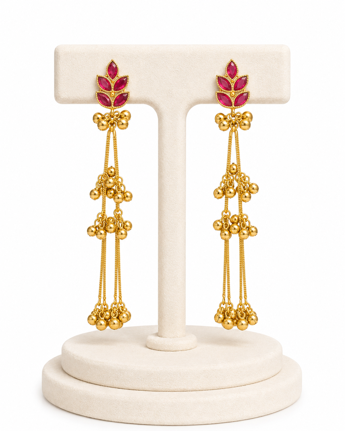 Pallav Long Tassel Earrings - Pabeena