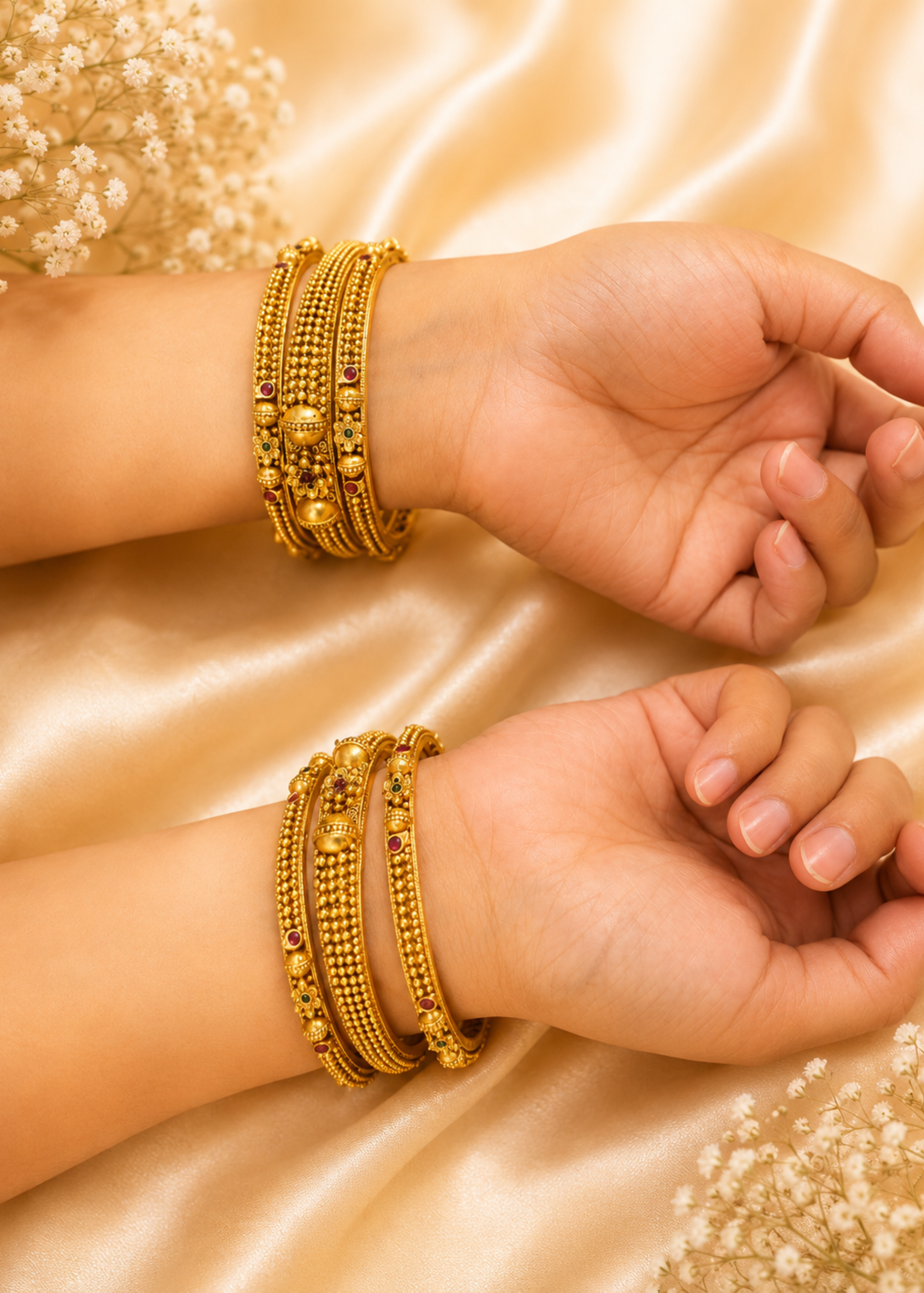 Rajsi Heritage Bangles Set - Pabeena