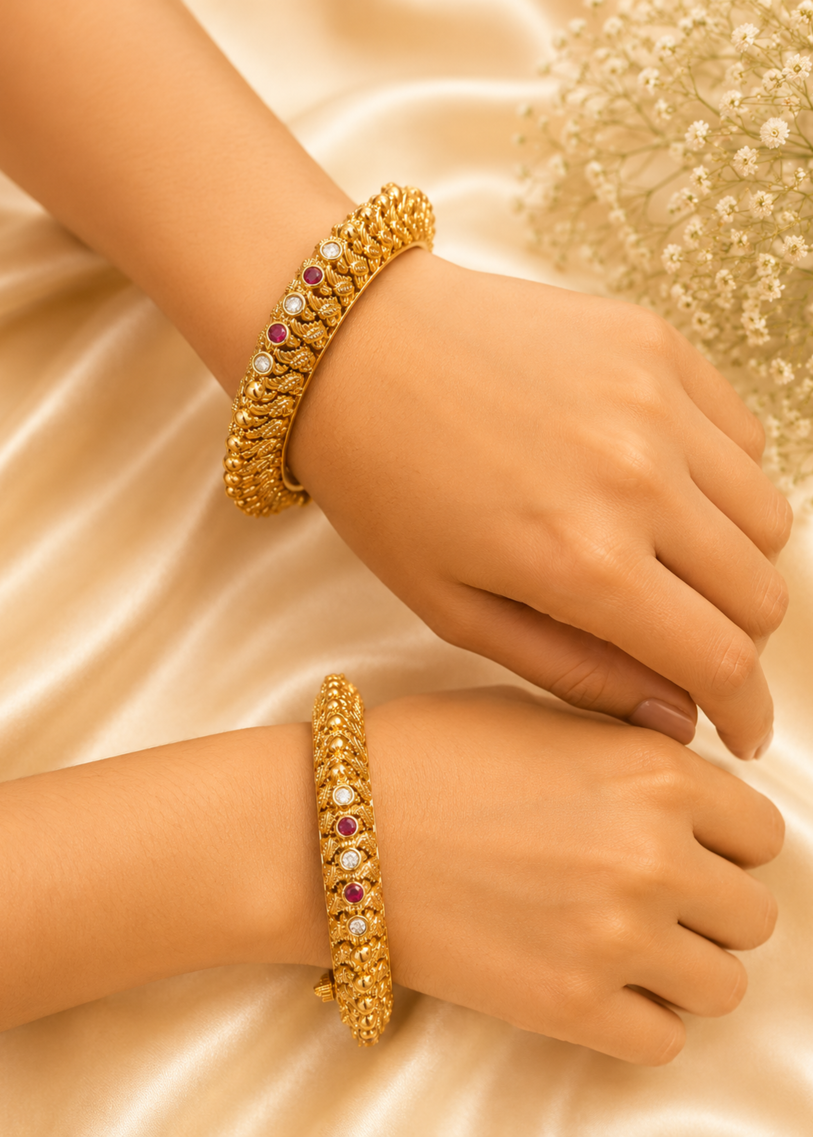 Maharani Ruby Bangles - Pabeena