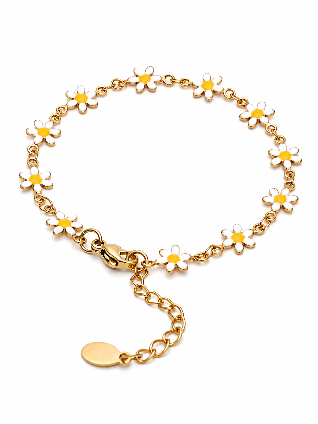 Floral Charm Bracelet – view 5 – Pabeena