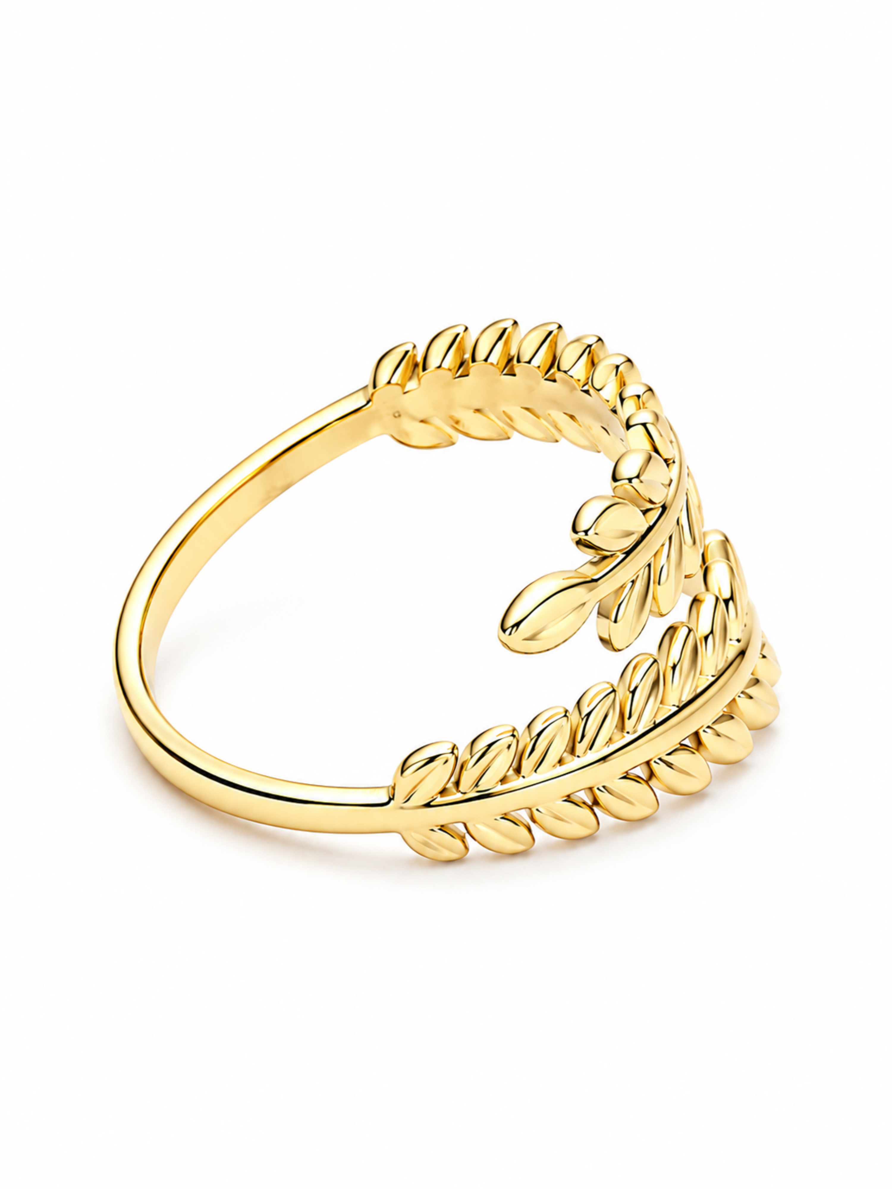 Golden Fern Ring – view 4 – Pabeena