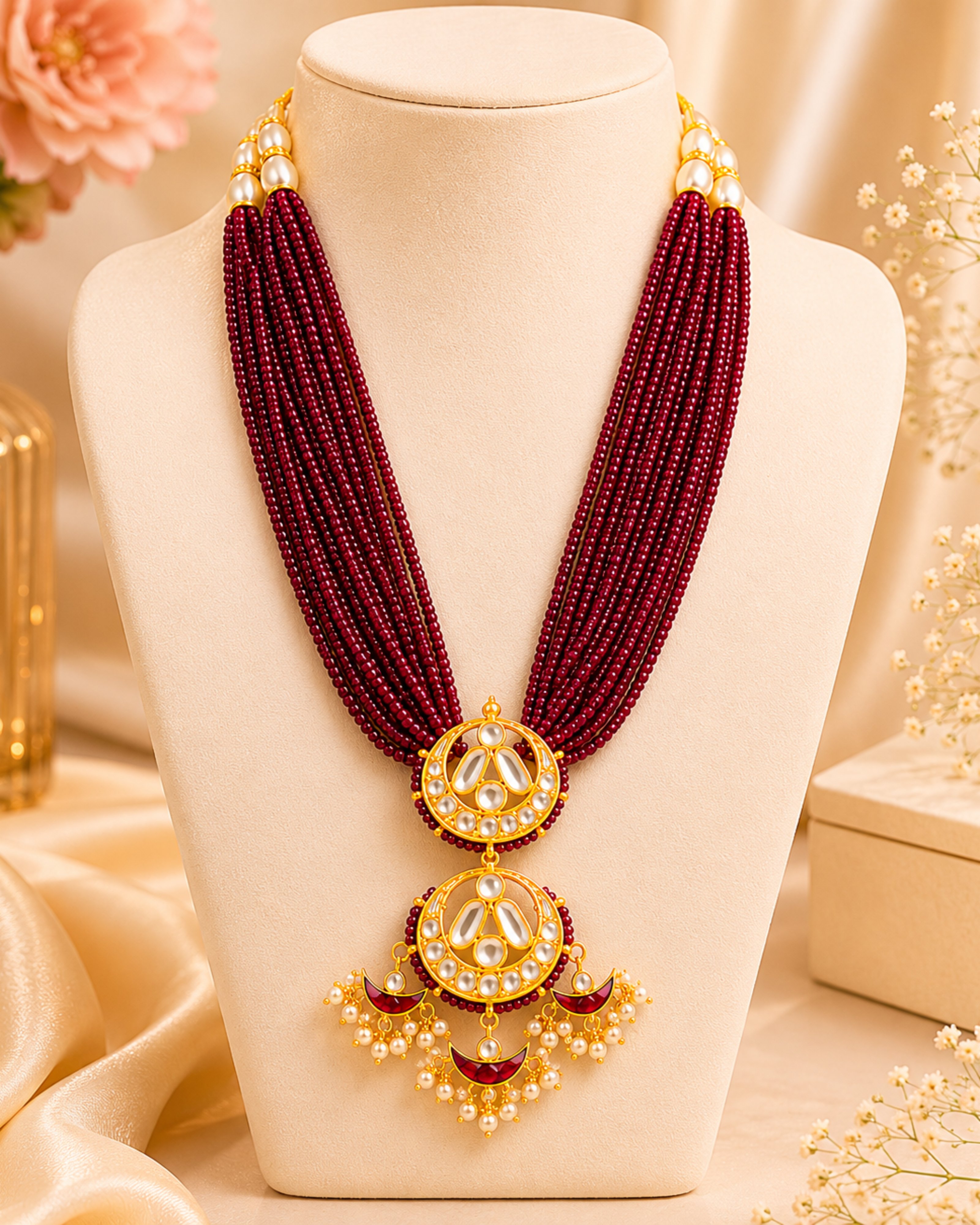Gulnaar Royale Necklace Set - Pabeena