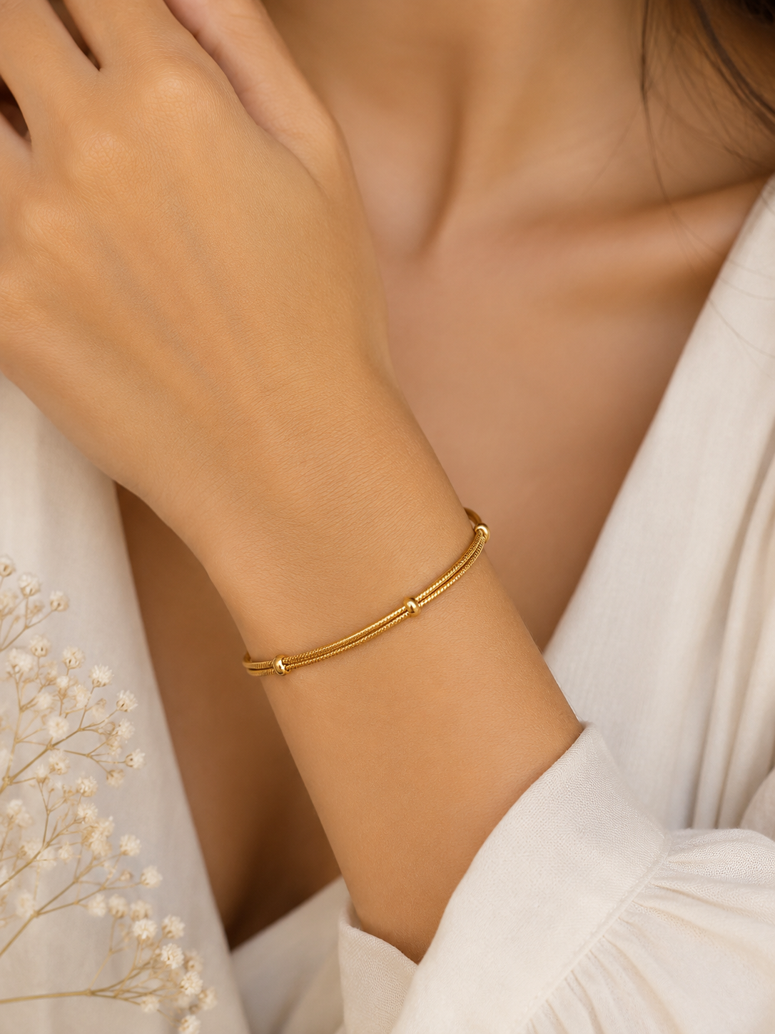 Layered Bracelet – view 2 – Pabeena