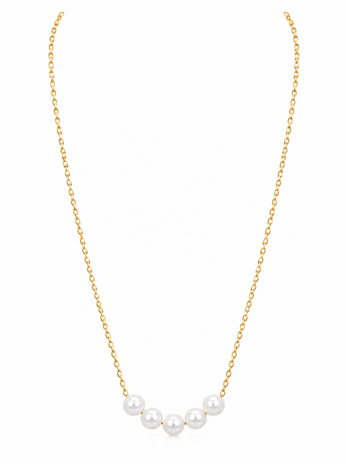Luna Pearl Drop Necklace – view 4 – Pabeena
